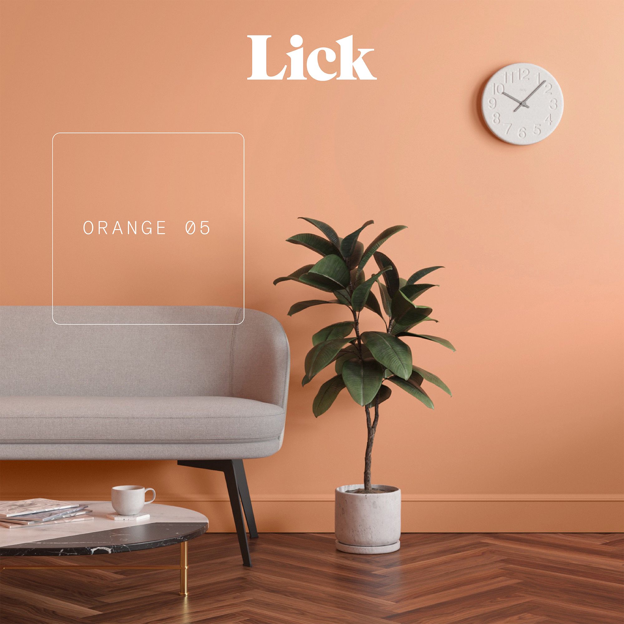 Lick Orange 05 Peel & stick Tester