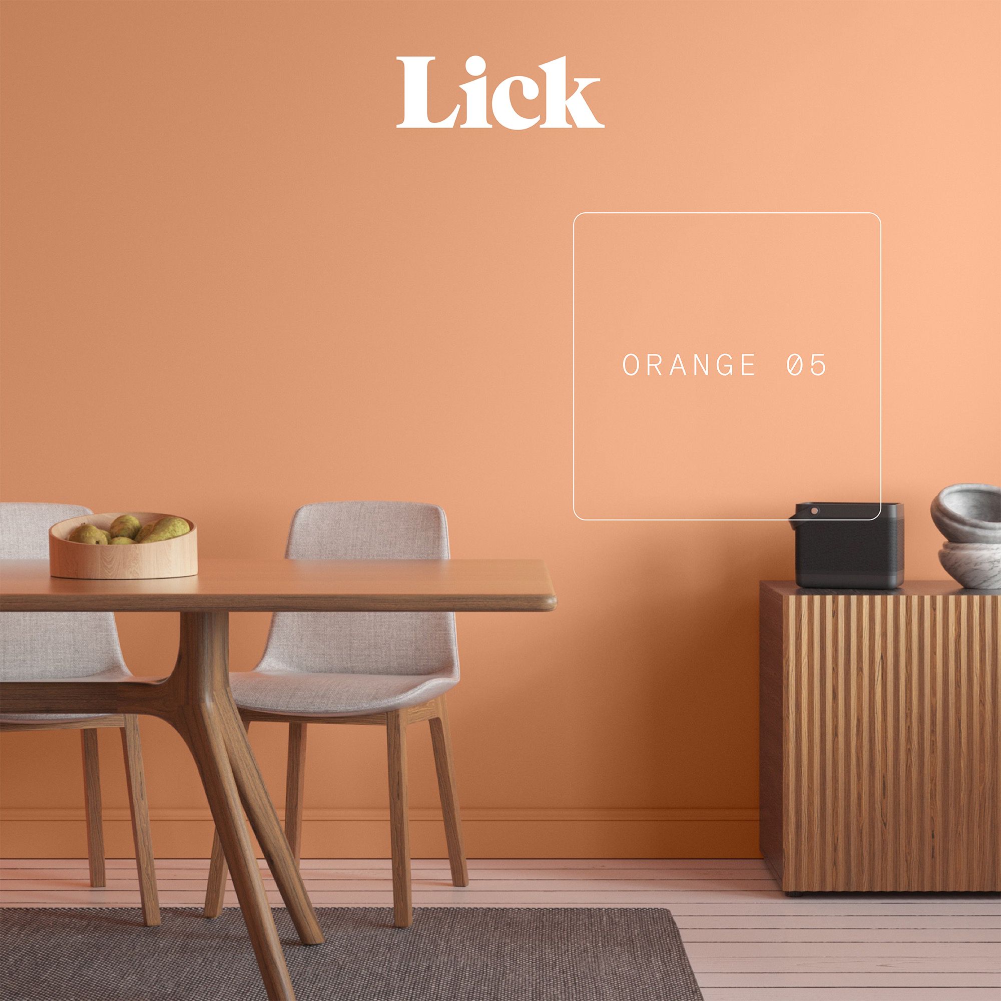Lick Orange 05 Peel & stick Tester