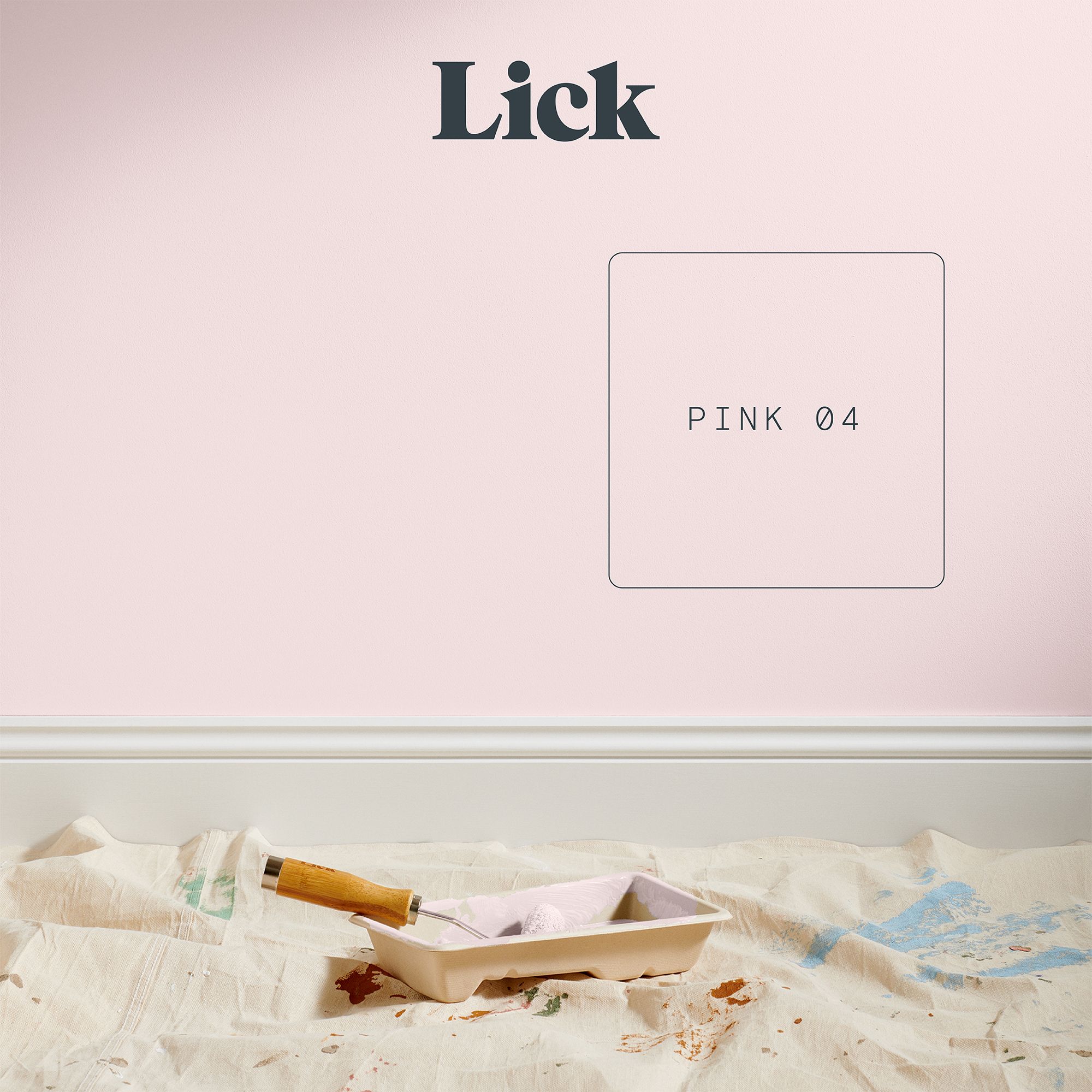 Lick Pink 04 Matt Emulsion paint, 2.5L