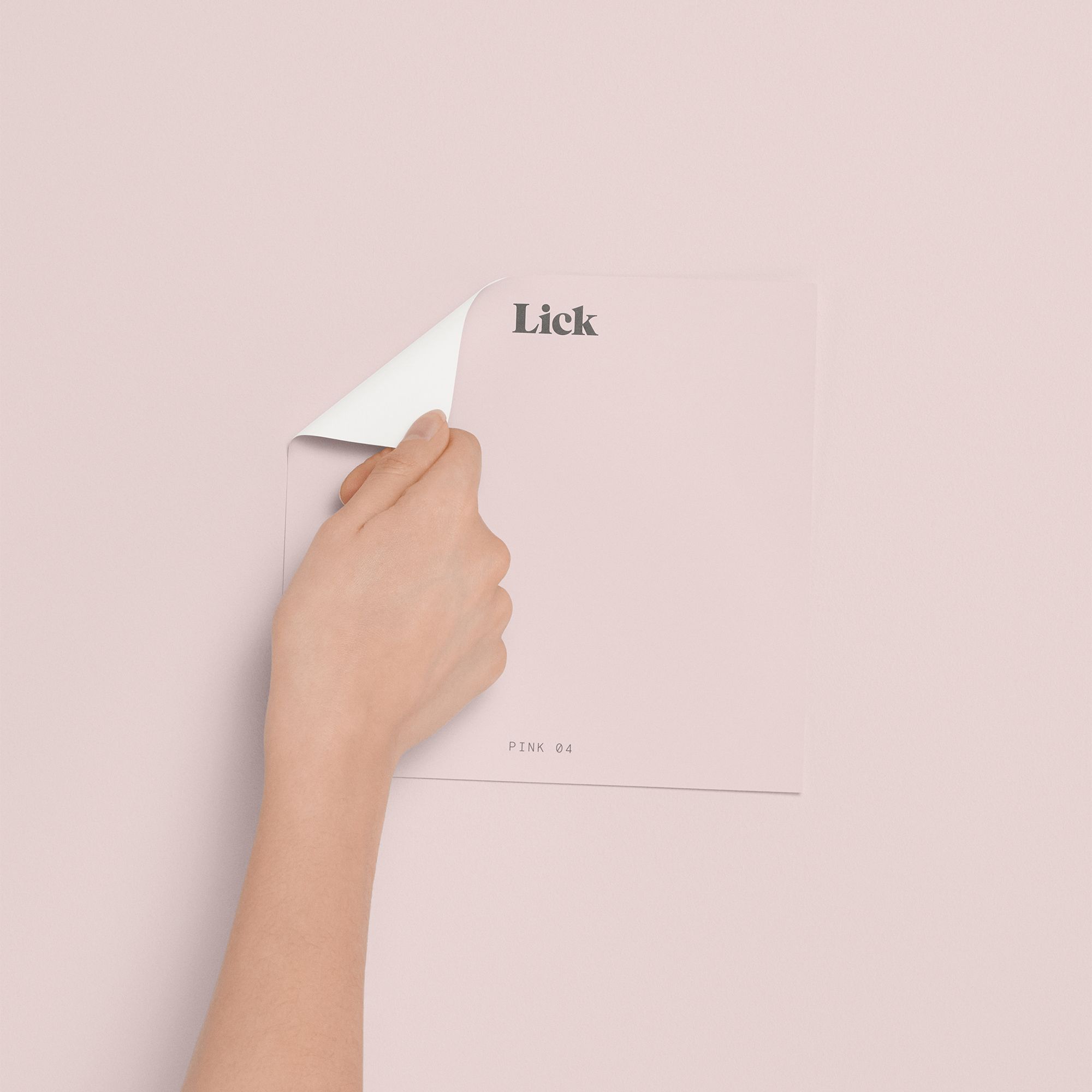 Lick Pink 04 Peel & stick Tester