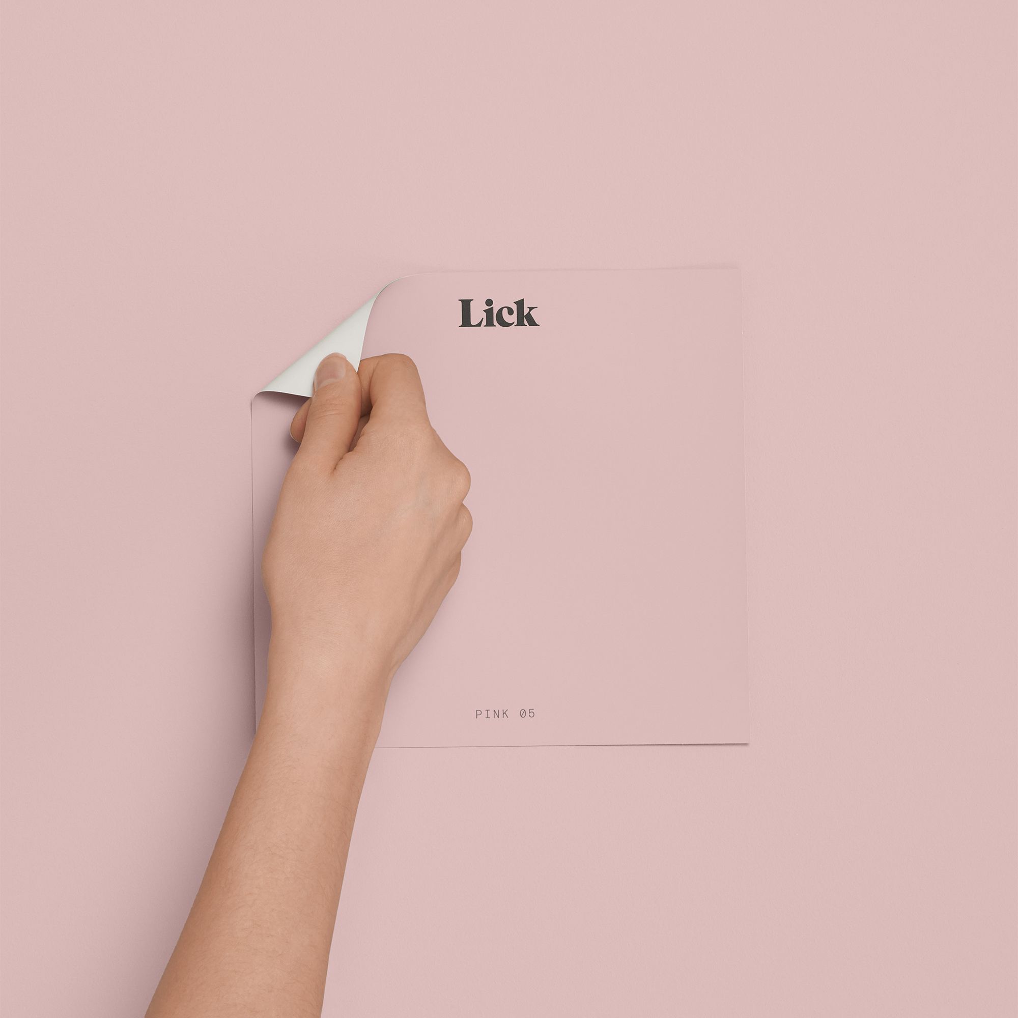 Lick Pink 05 Peel & stick Tester