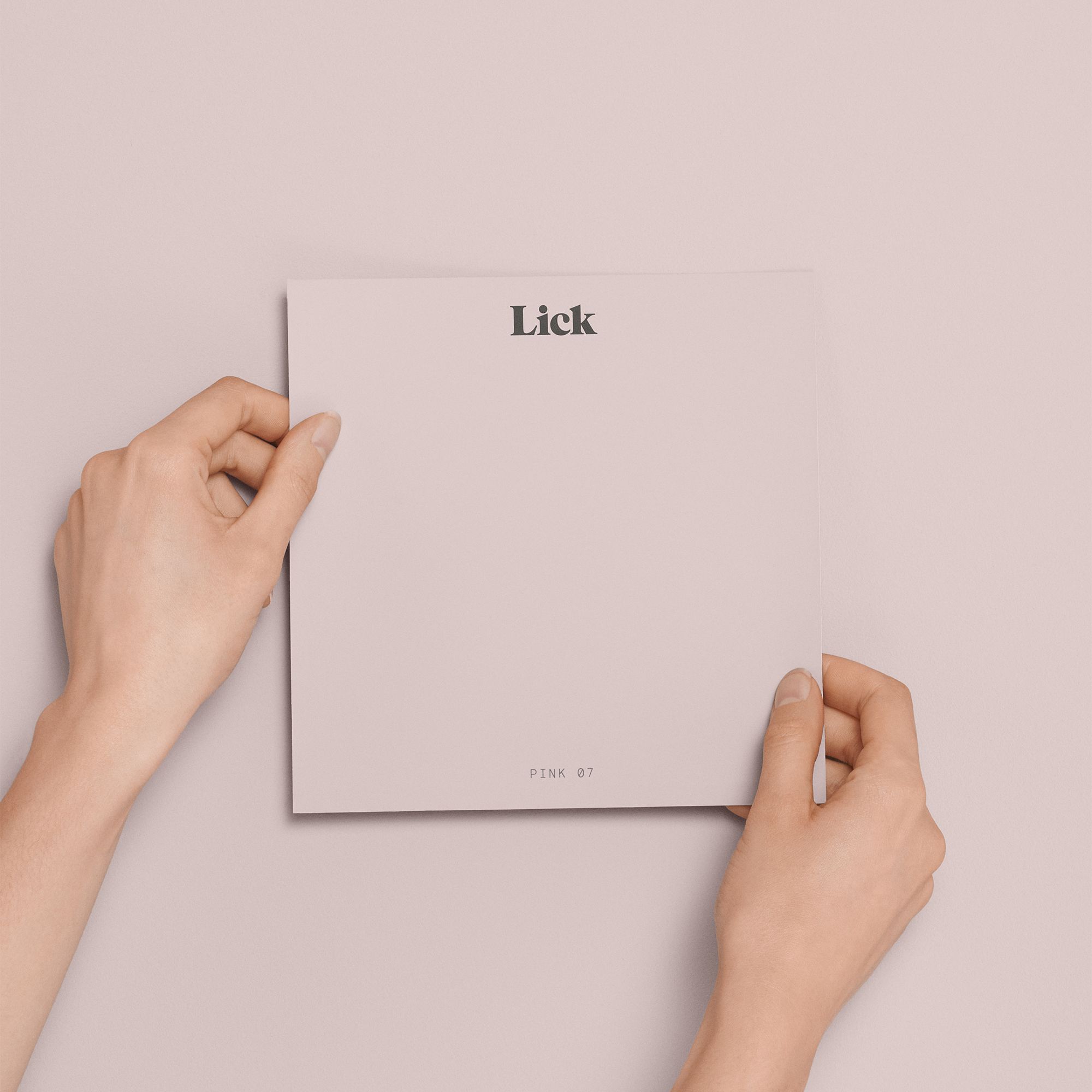 Lick Pink 07 Peel & stick Tester