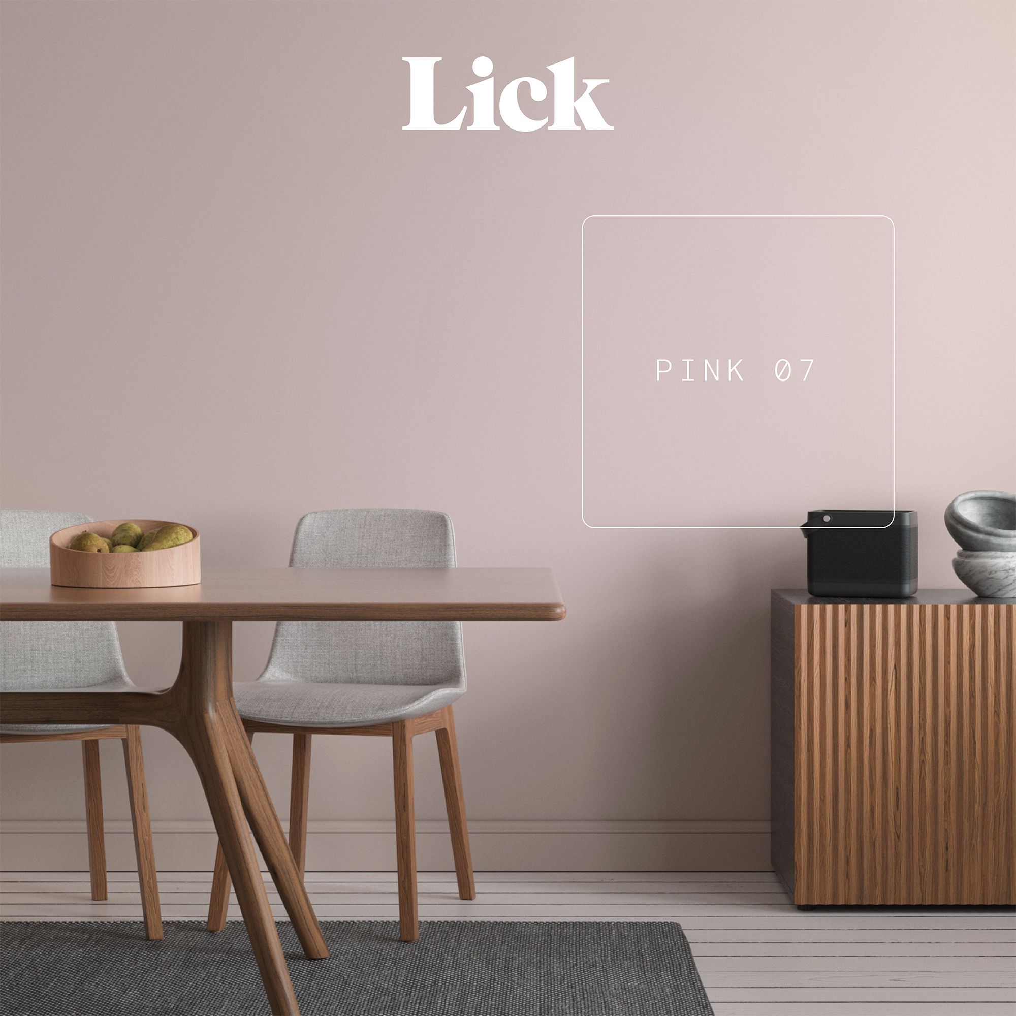 Lick Pink 07 Peel & stick Tester