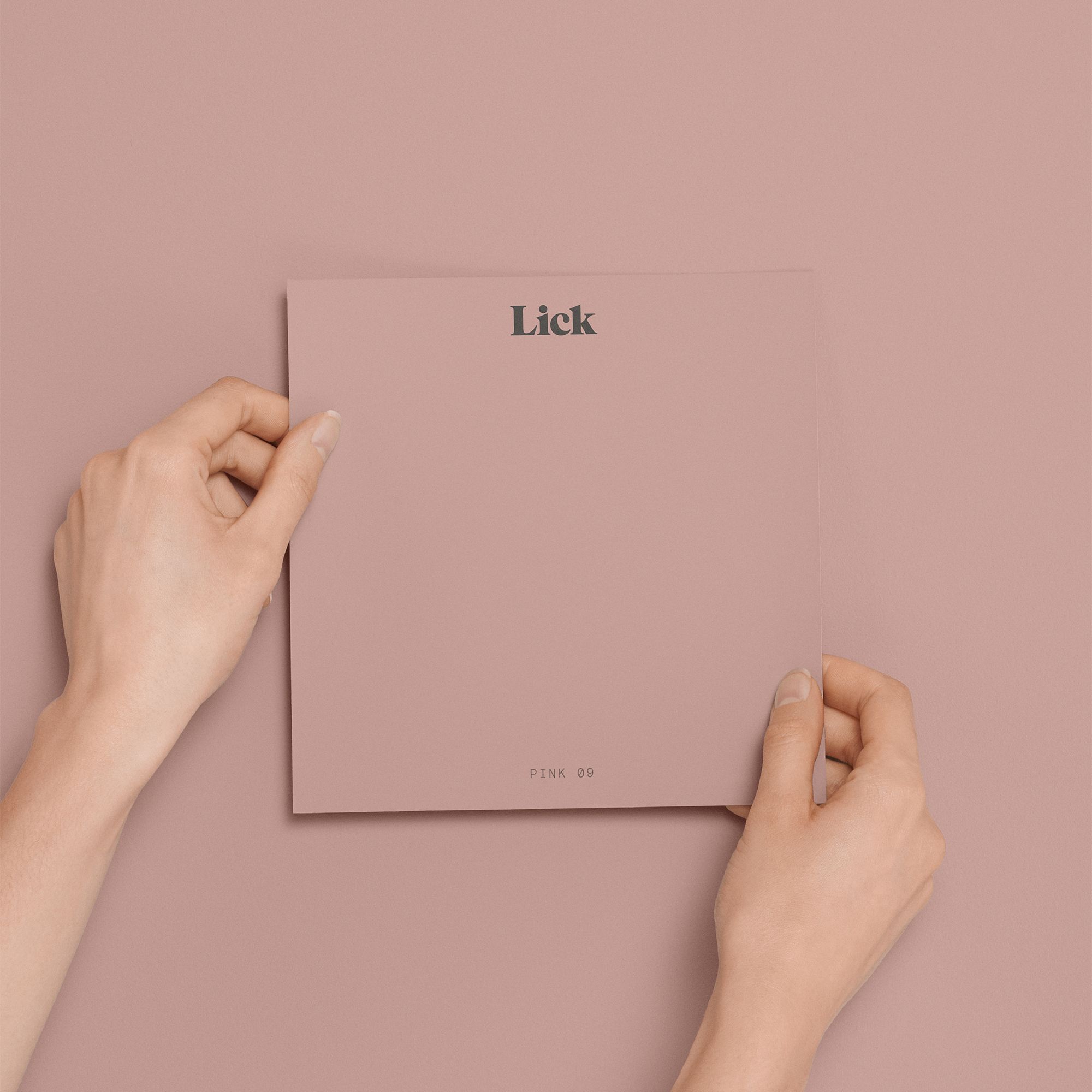 Lick Pink 09 Peel & stick Tester