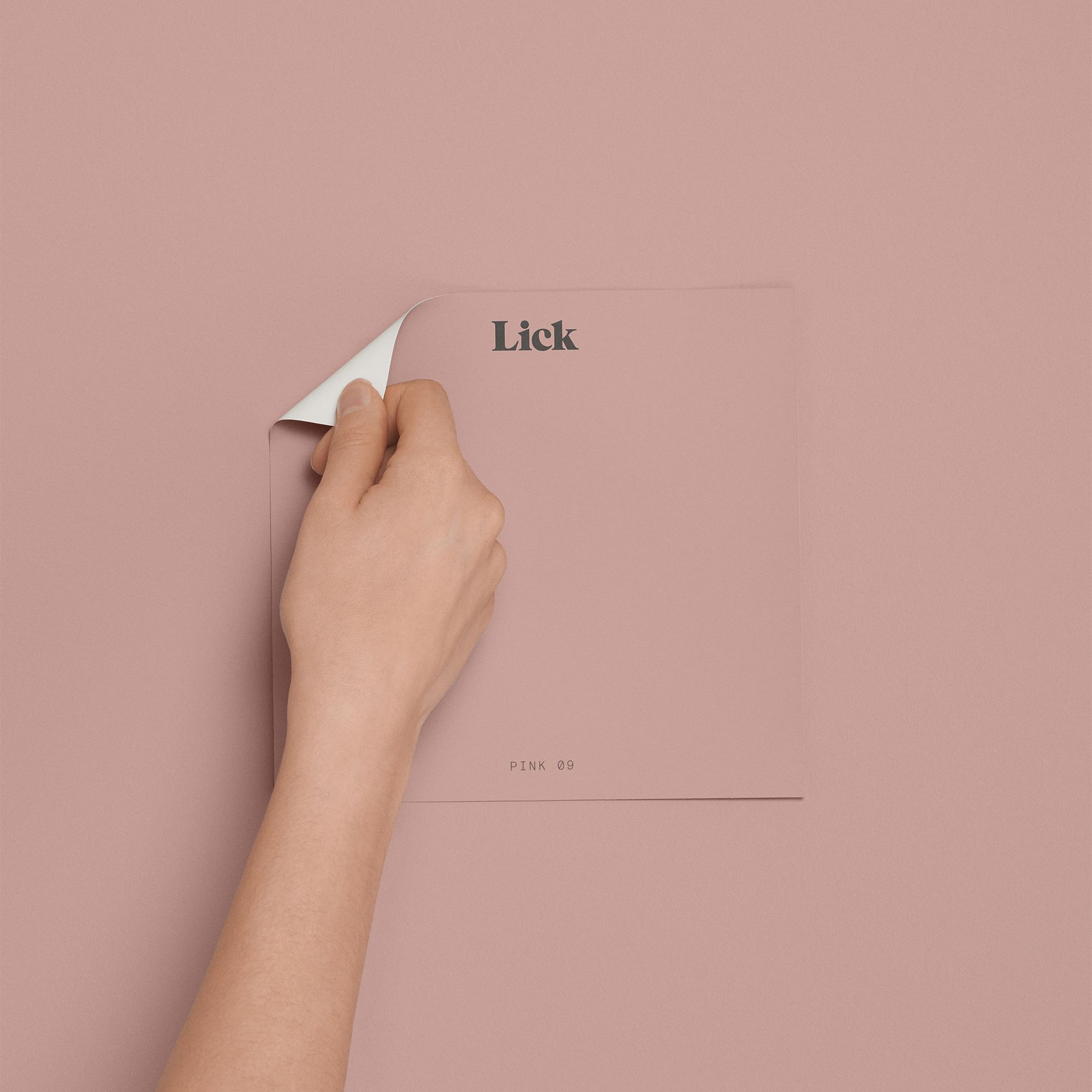 Lick Pink 09 Peel & stick Tester