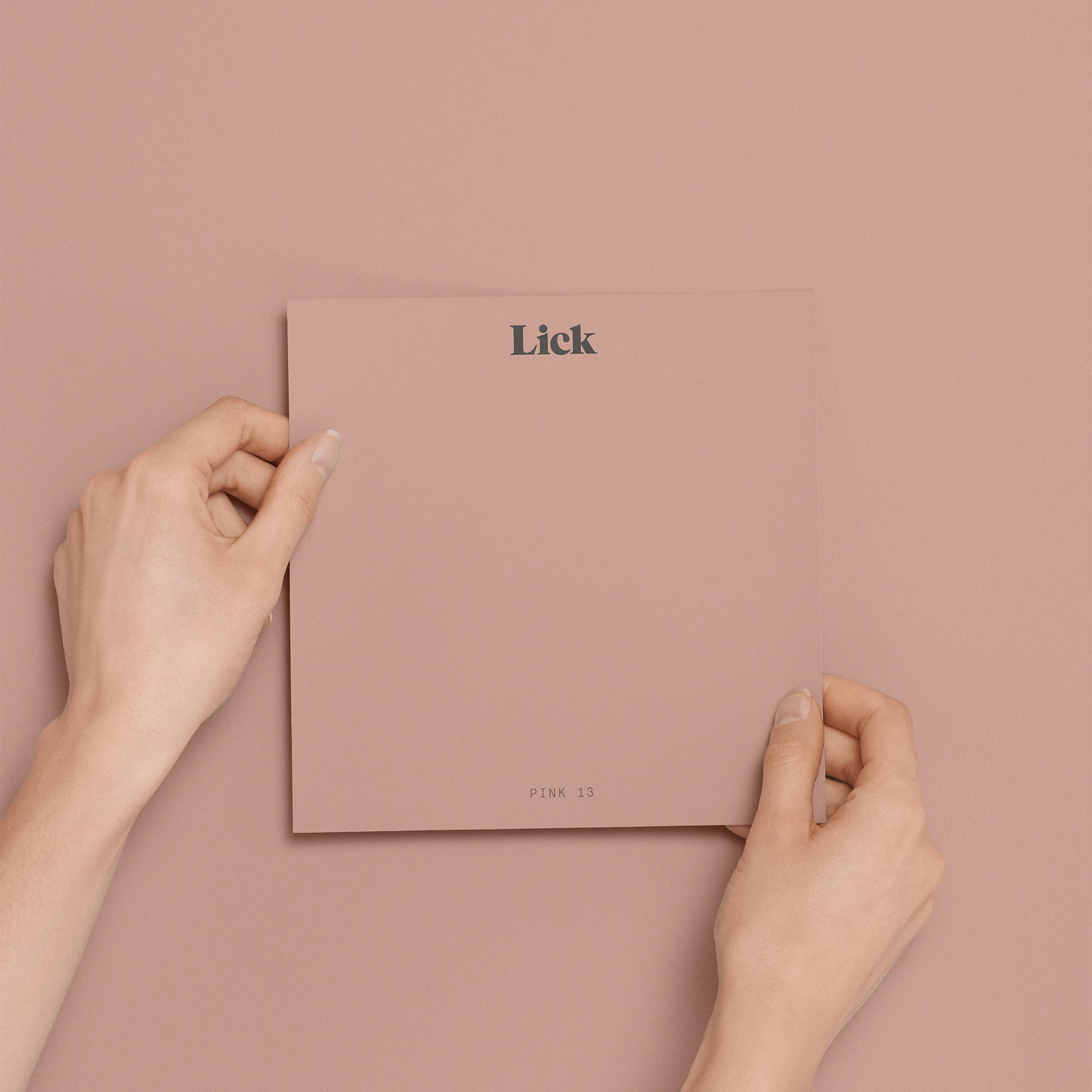 Lick Pink 13 Peel & stick Tester