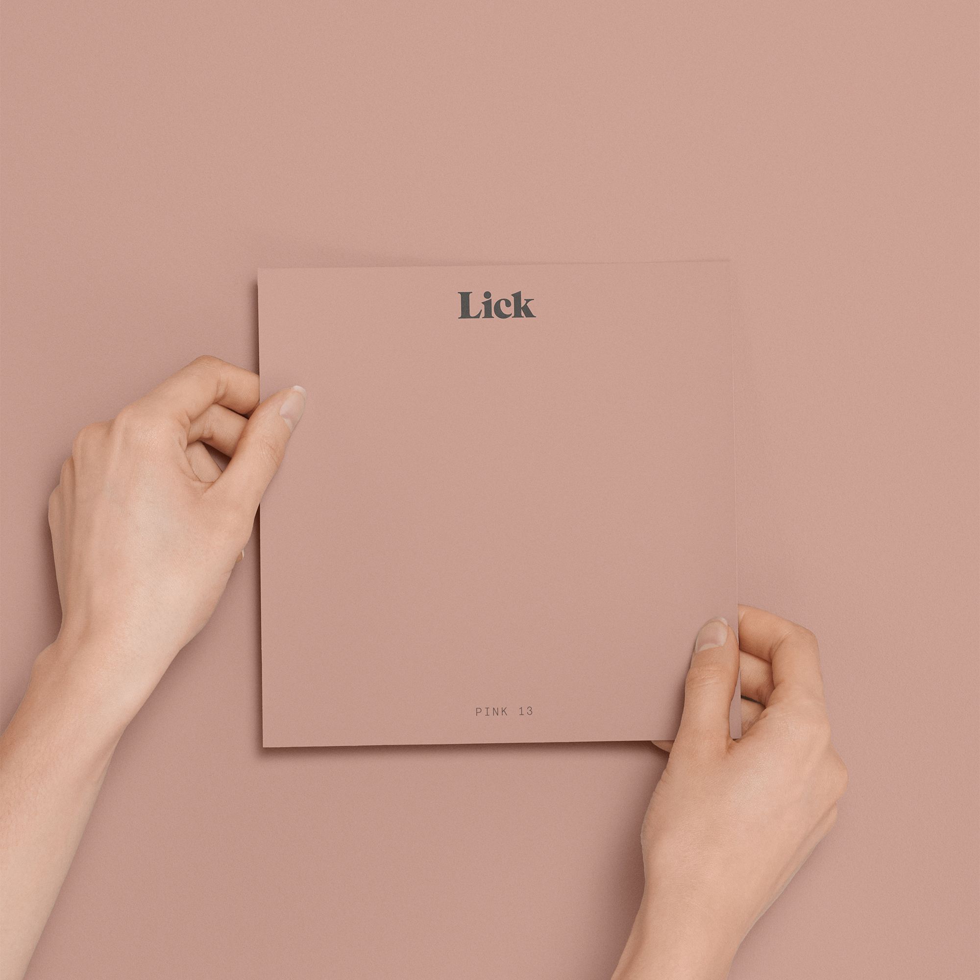 Lick Pink 13 Peel & stick Tester