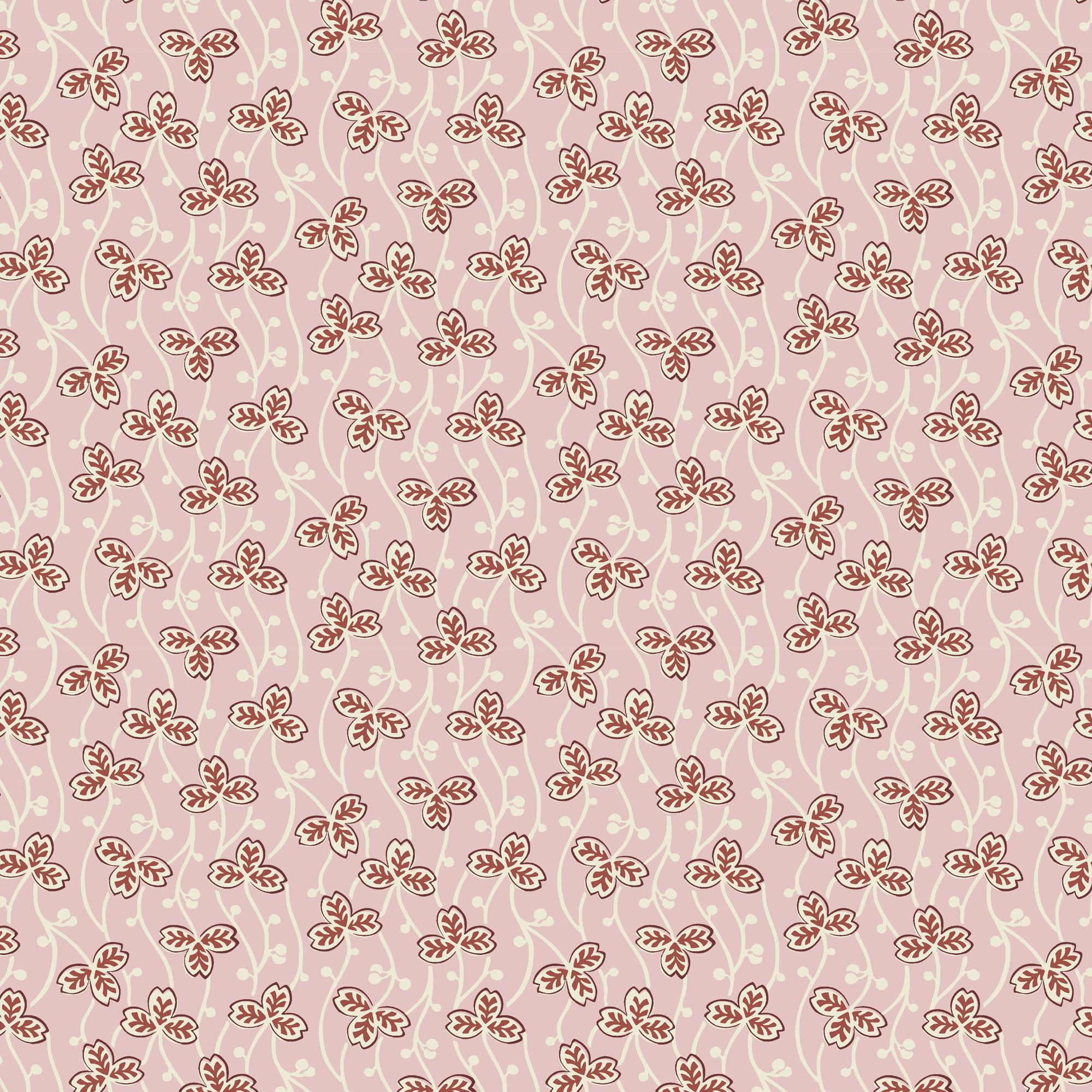Lick Pink & Red Clover 02 Textured Wallpaper