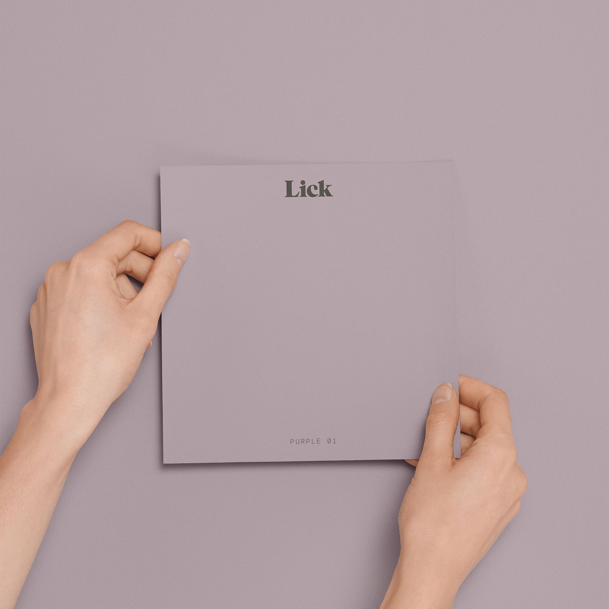 Lick Purple 01 Peel & stick Tester