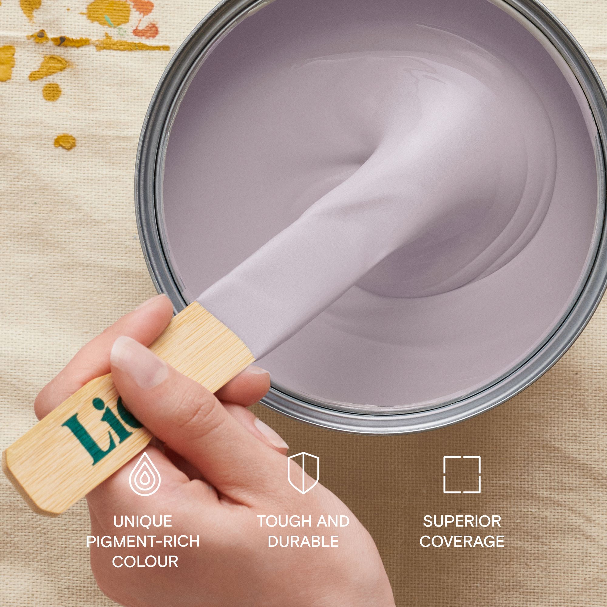 Lick Purple 01 Peel & stick Tester