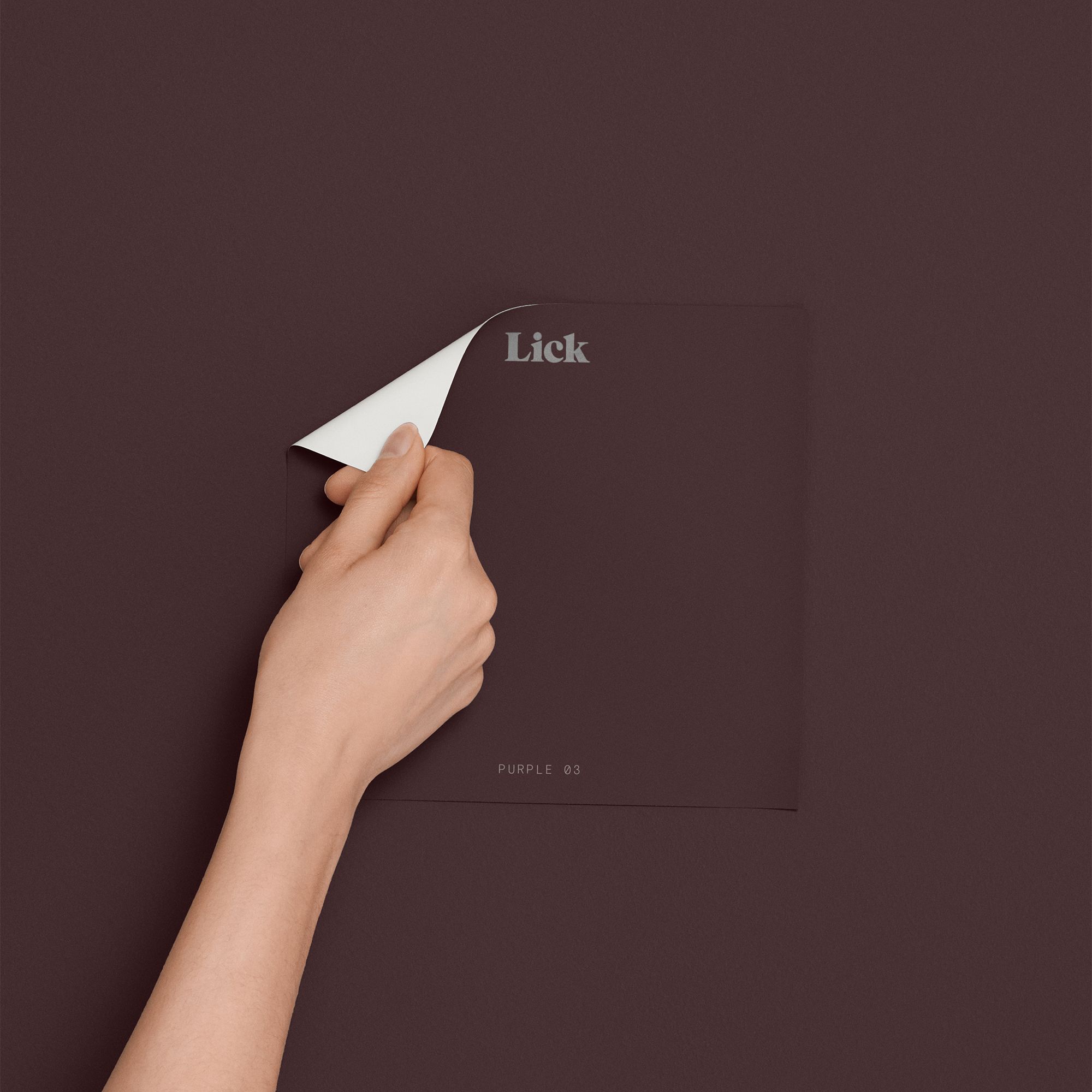 Lick Purple 03 Peel & stick Tester