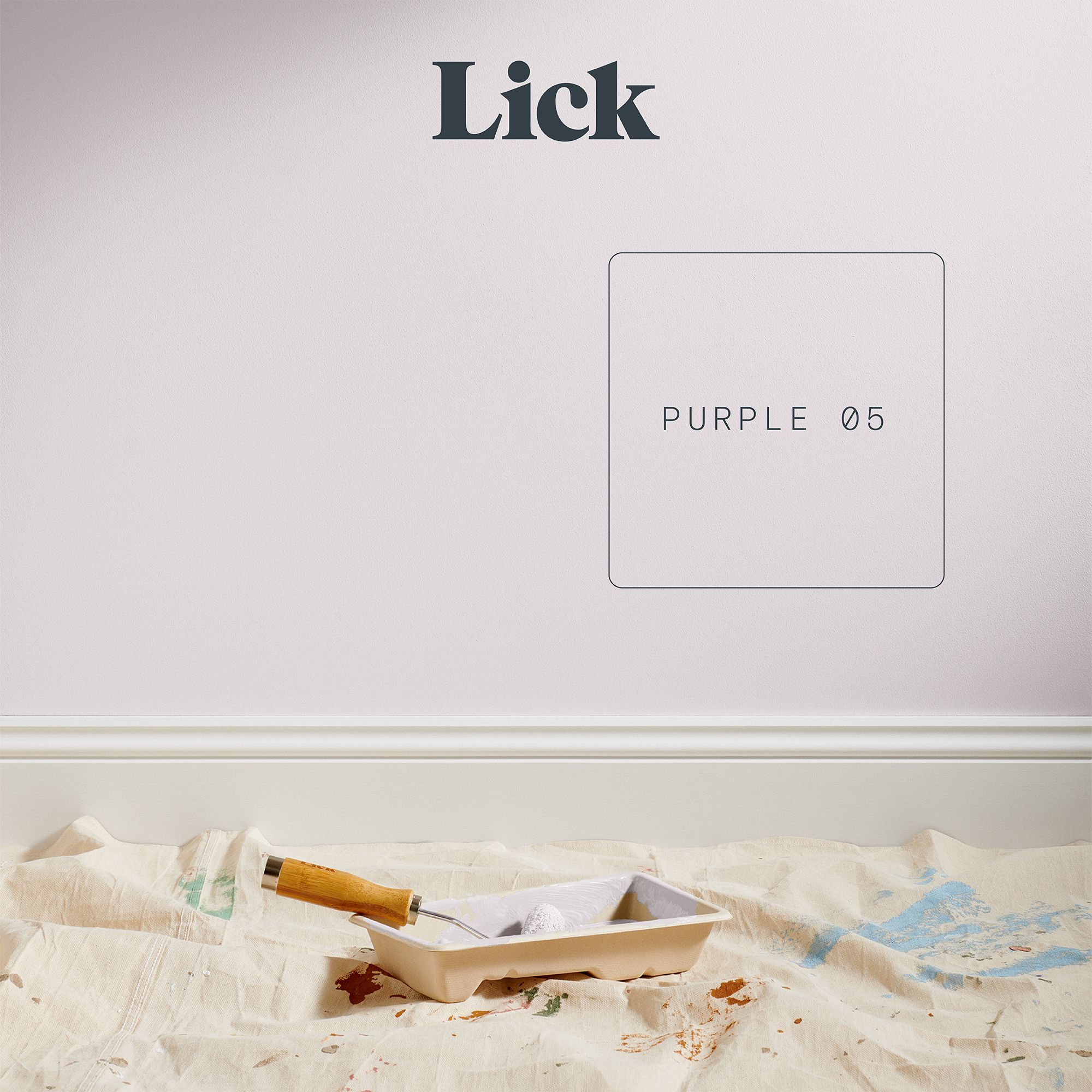 Lick Purple 05 Eggshell Emulsion paint, 2.5L