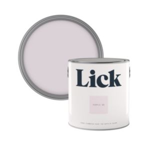 Lick Purple 06 Eggshell Emulsion paint, 2.5L