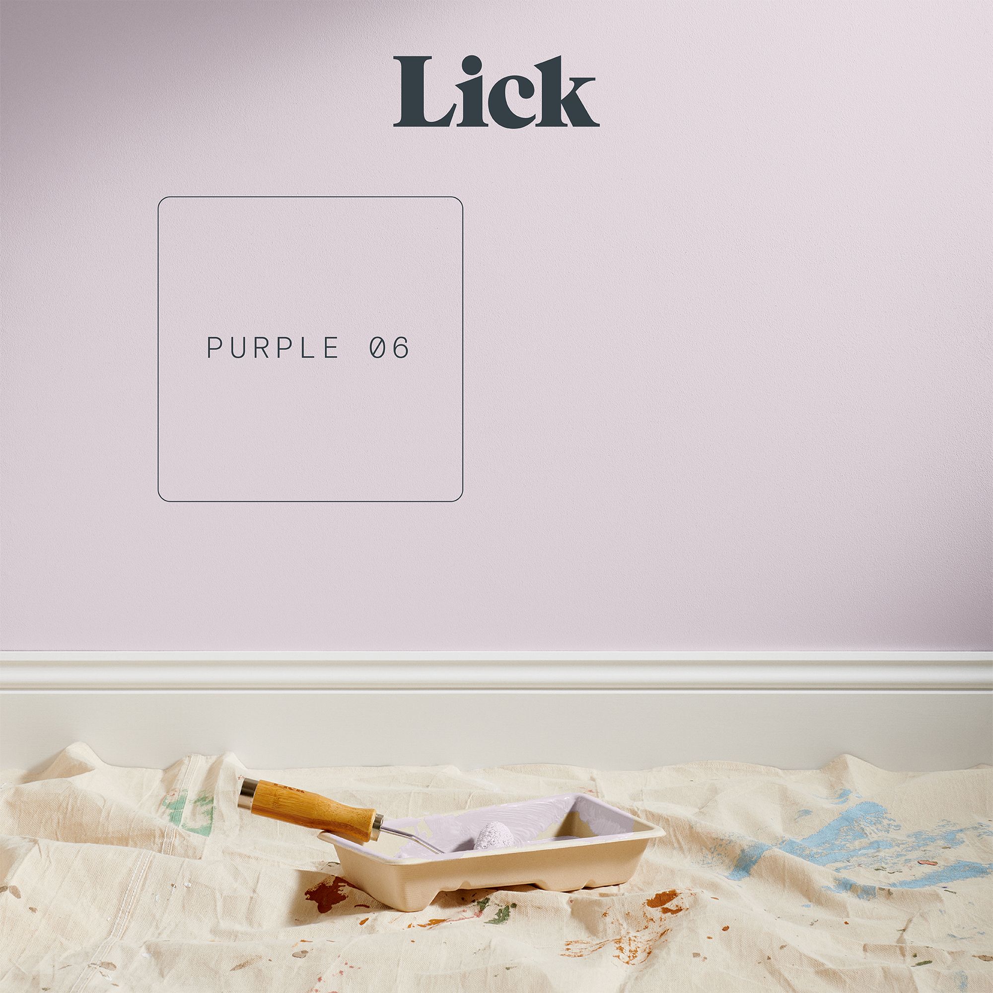 Lick Purple 06 Eggshell Emulsion paint, 2.5L