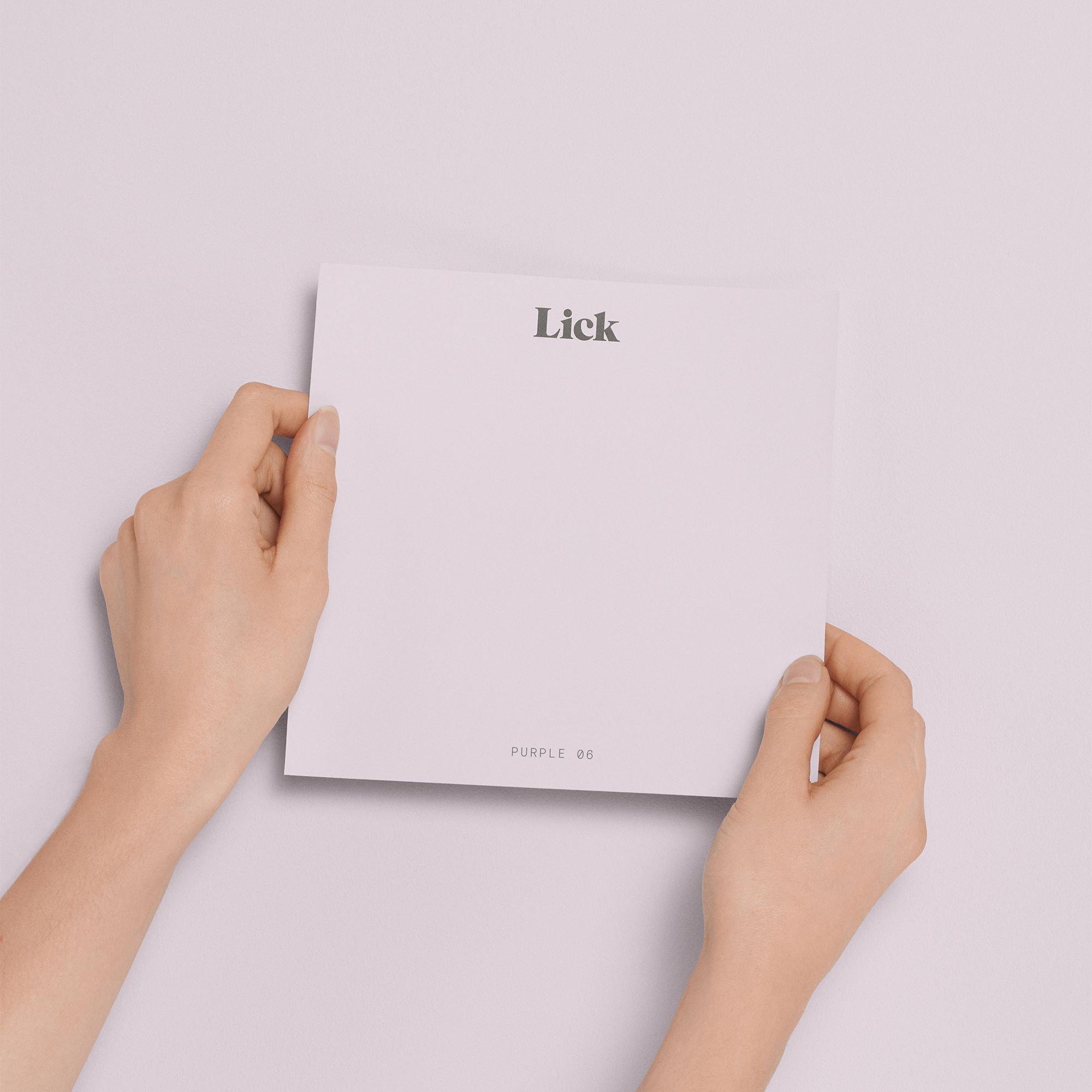 Lick Purple 06 Peel & stick Tester