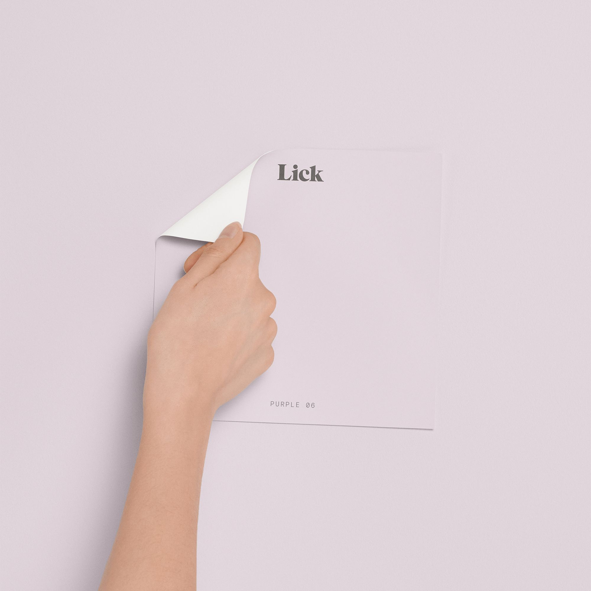 Lick Purple 06 Peel & stick Tester
