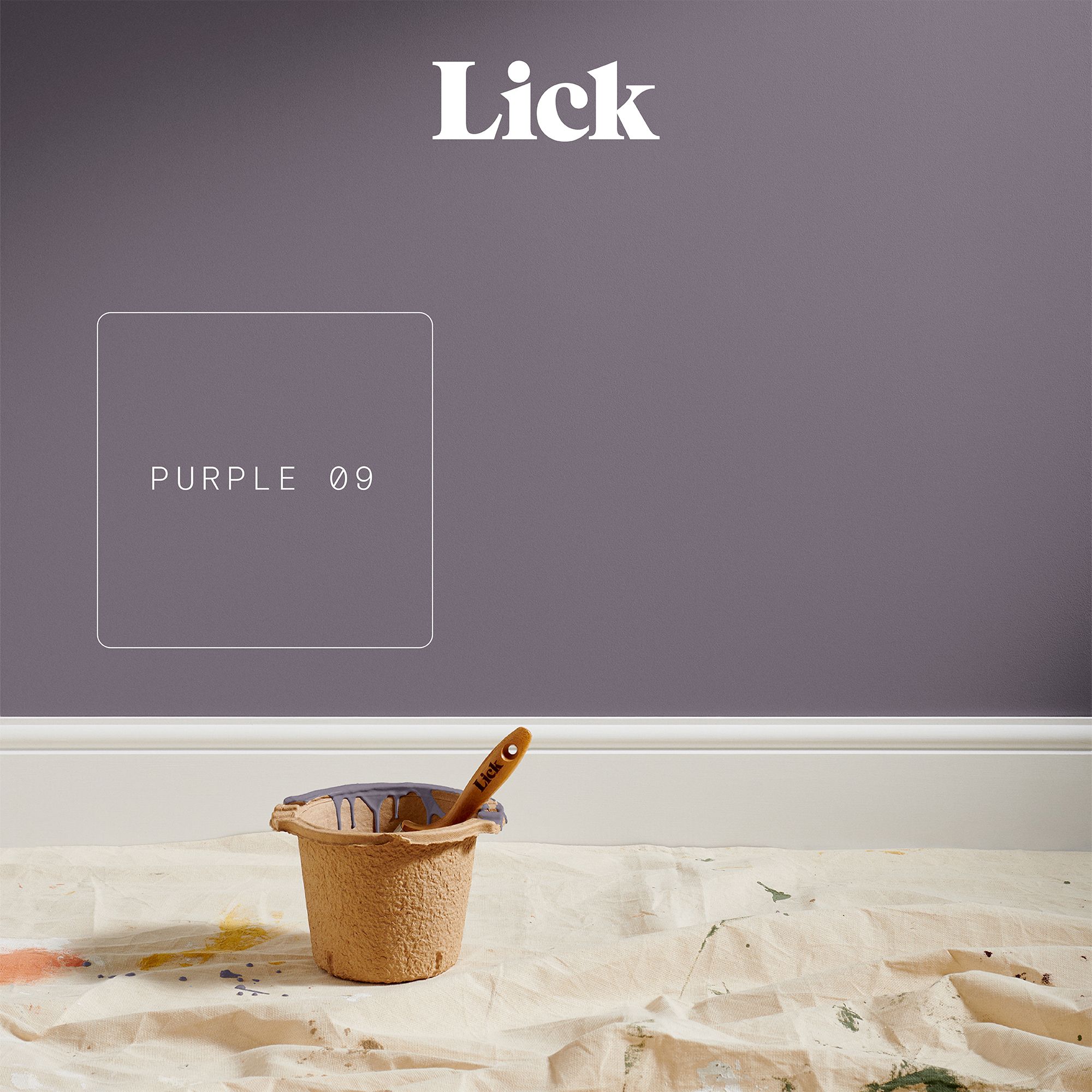 Lick Purple 09 Matt Emulsion paint, 2.5L
