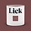 Lick Red 06 Eggshell Emulsion paint, 2.5L