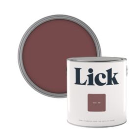 Lick Red 06 Matt Emulsion paint, 2.5L