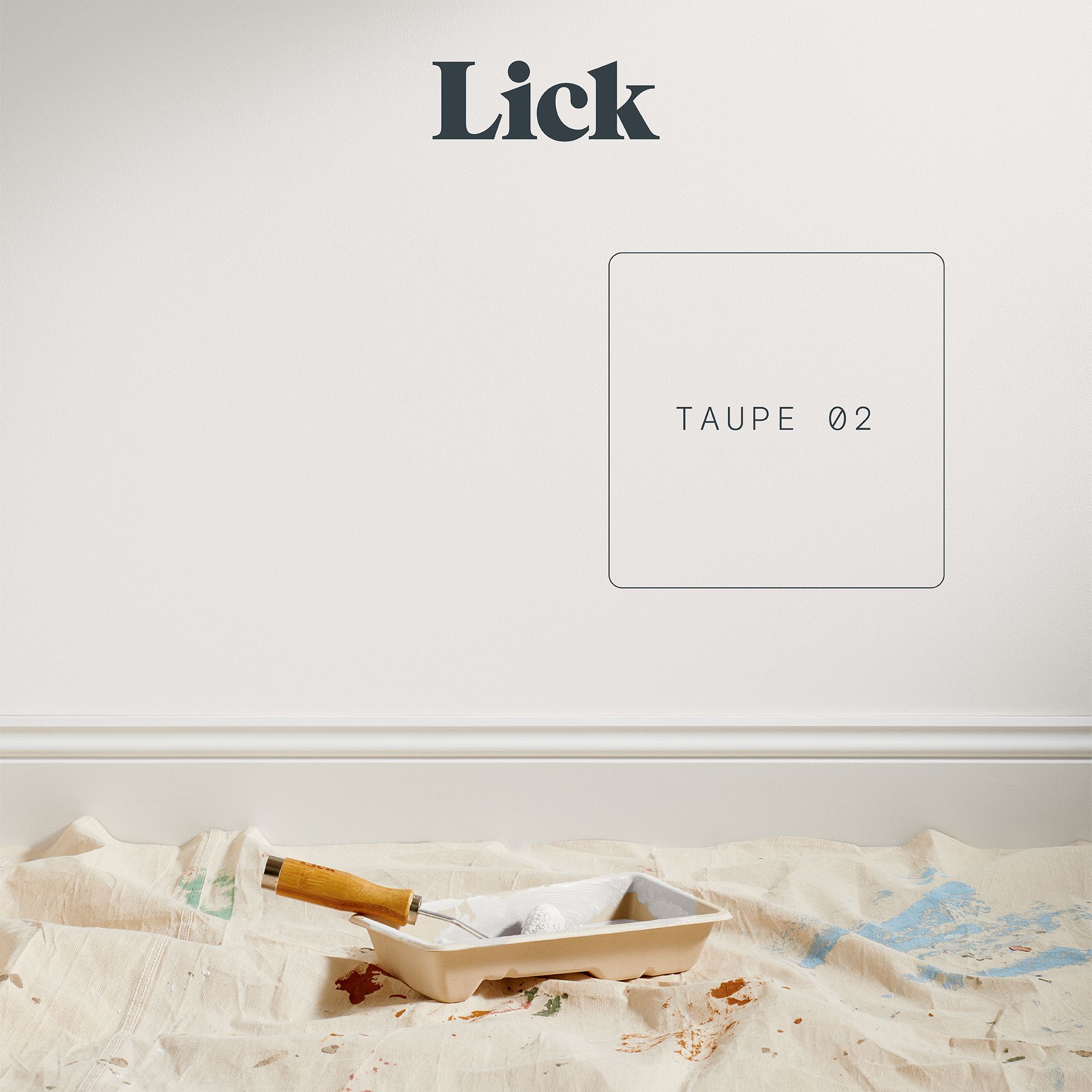 Lick Taupe 02 Peel & stick Tester