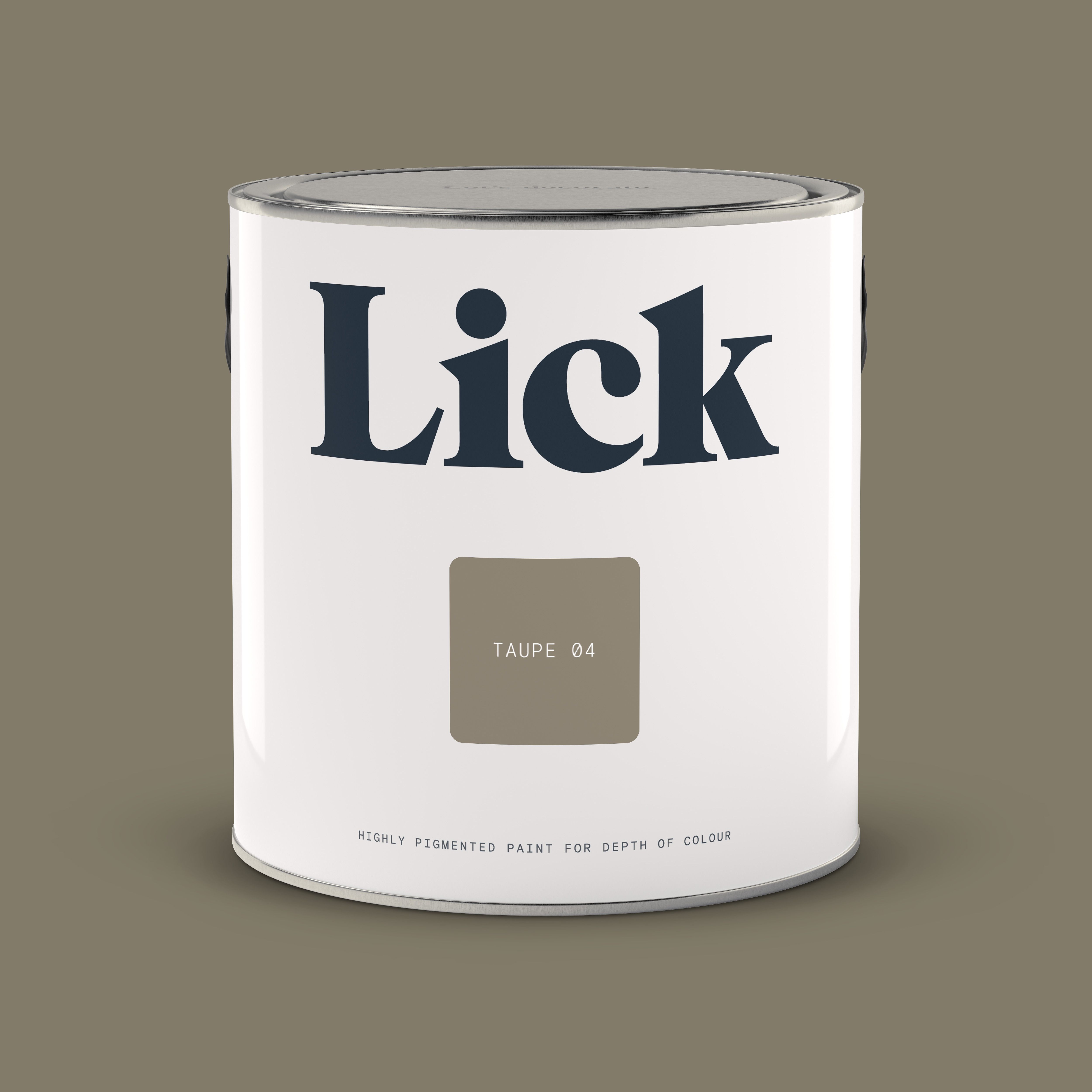 Lick Taupe 04 Eggshell Emulsion paint, 2.5L