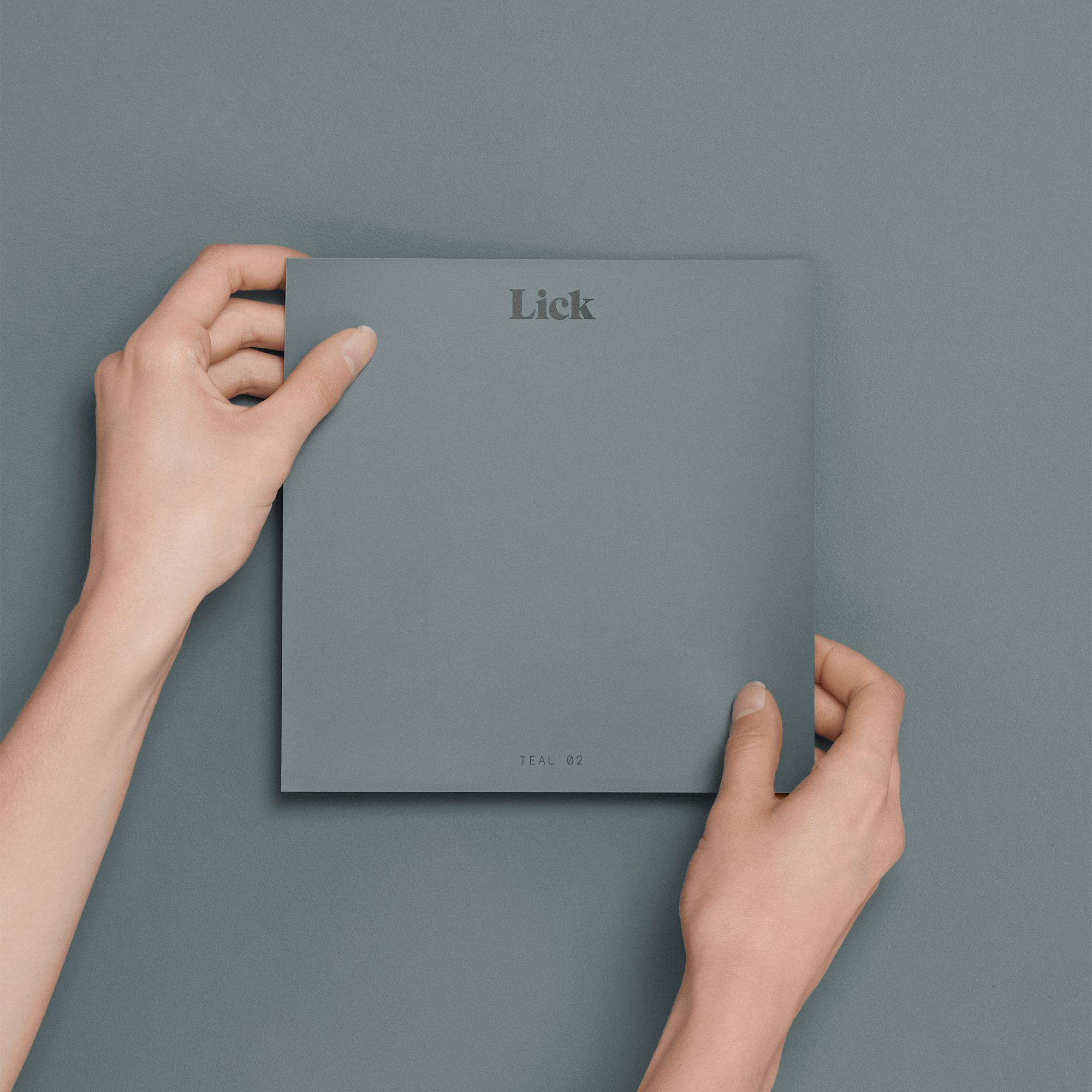 Lick Teal 02 Peel & stick Tester