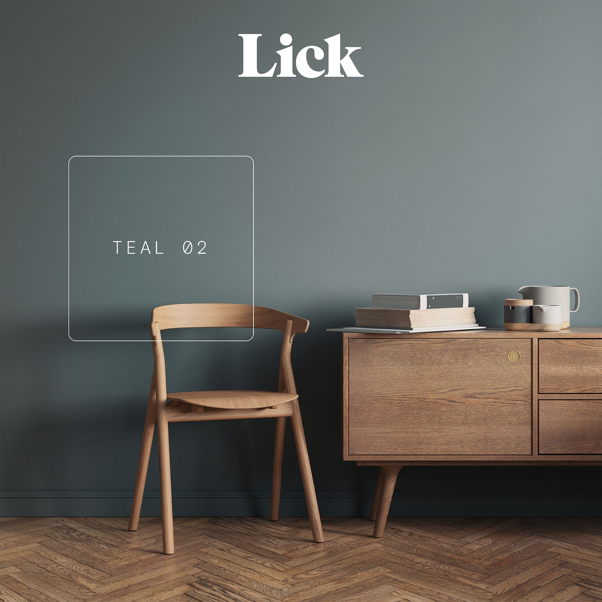 Lick Teal 02 Peel & stick Tester
