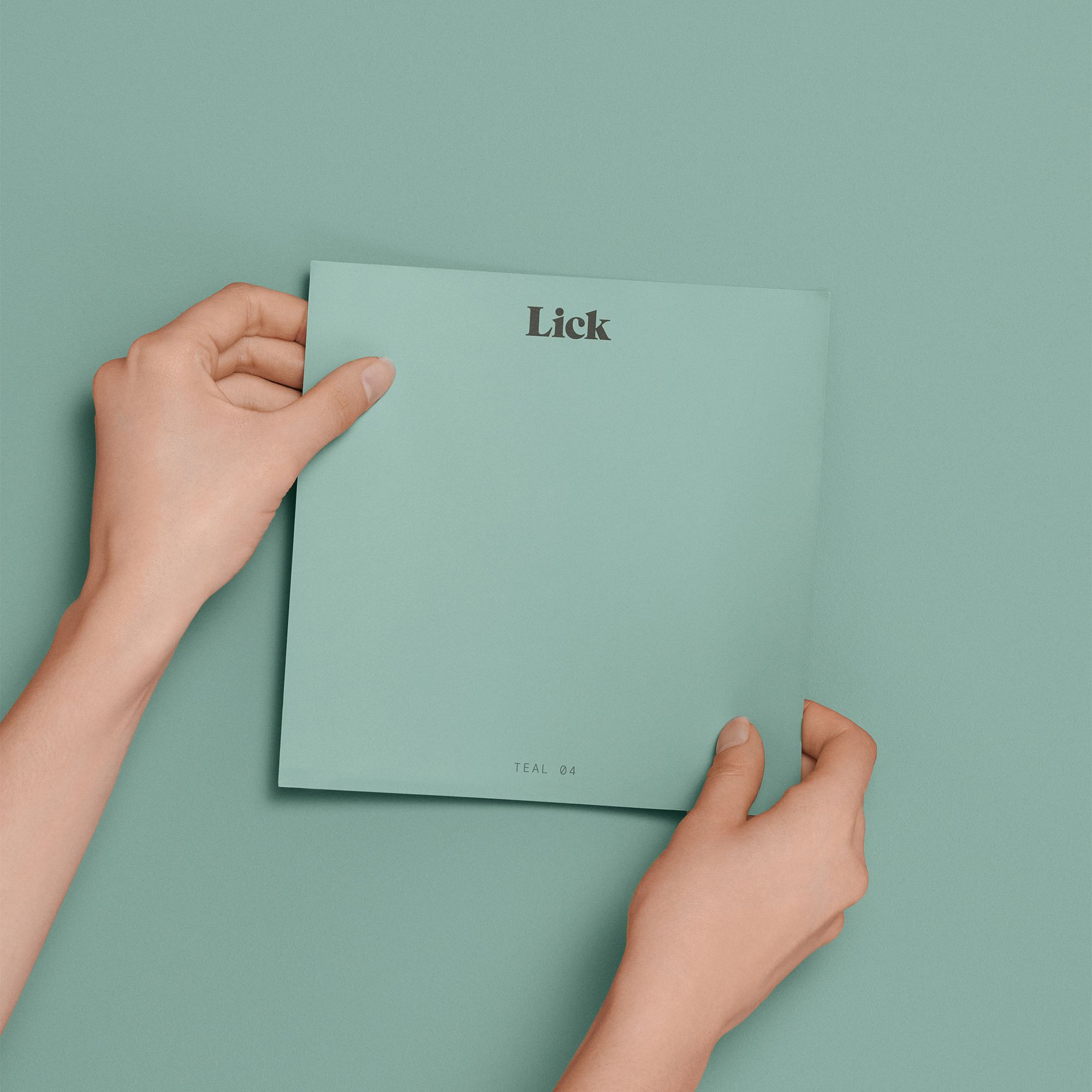 Lick Teal 04 Peel & stick Tester