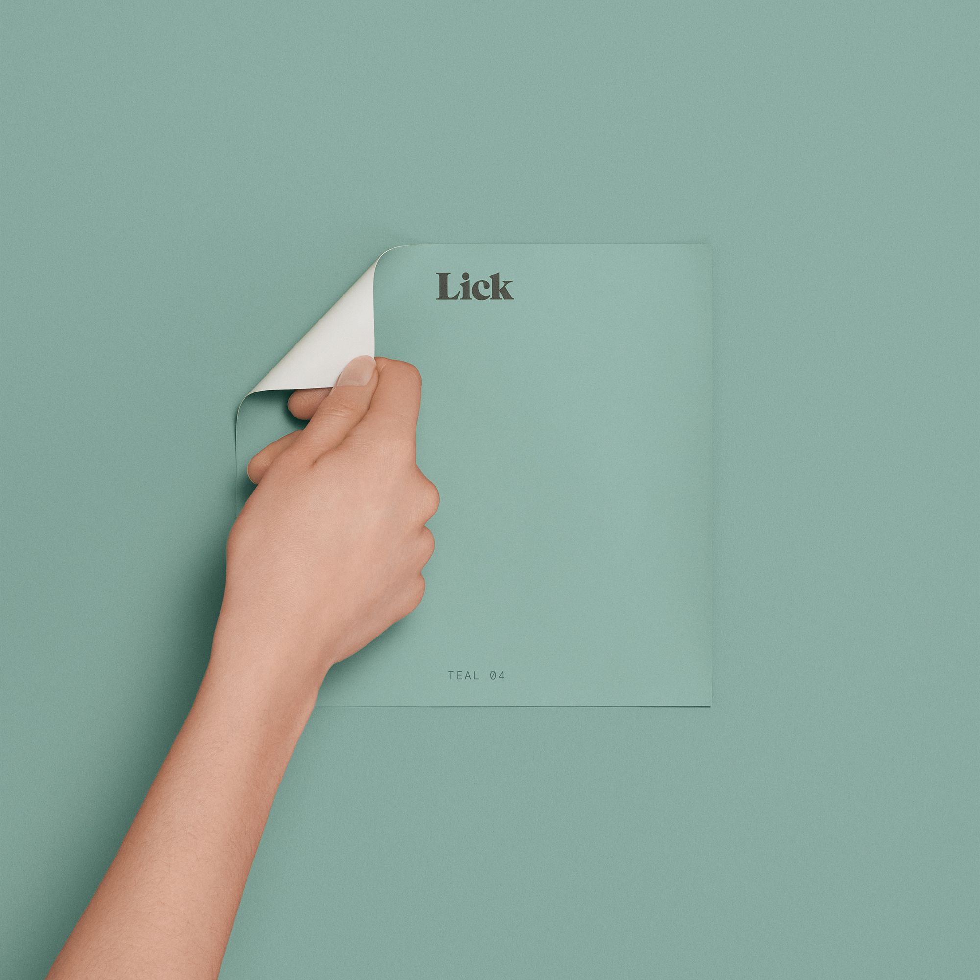 Lick Teal 04 Peel & stick Tester
