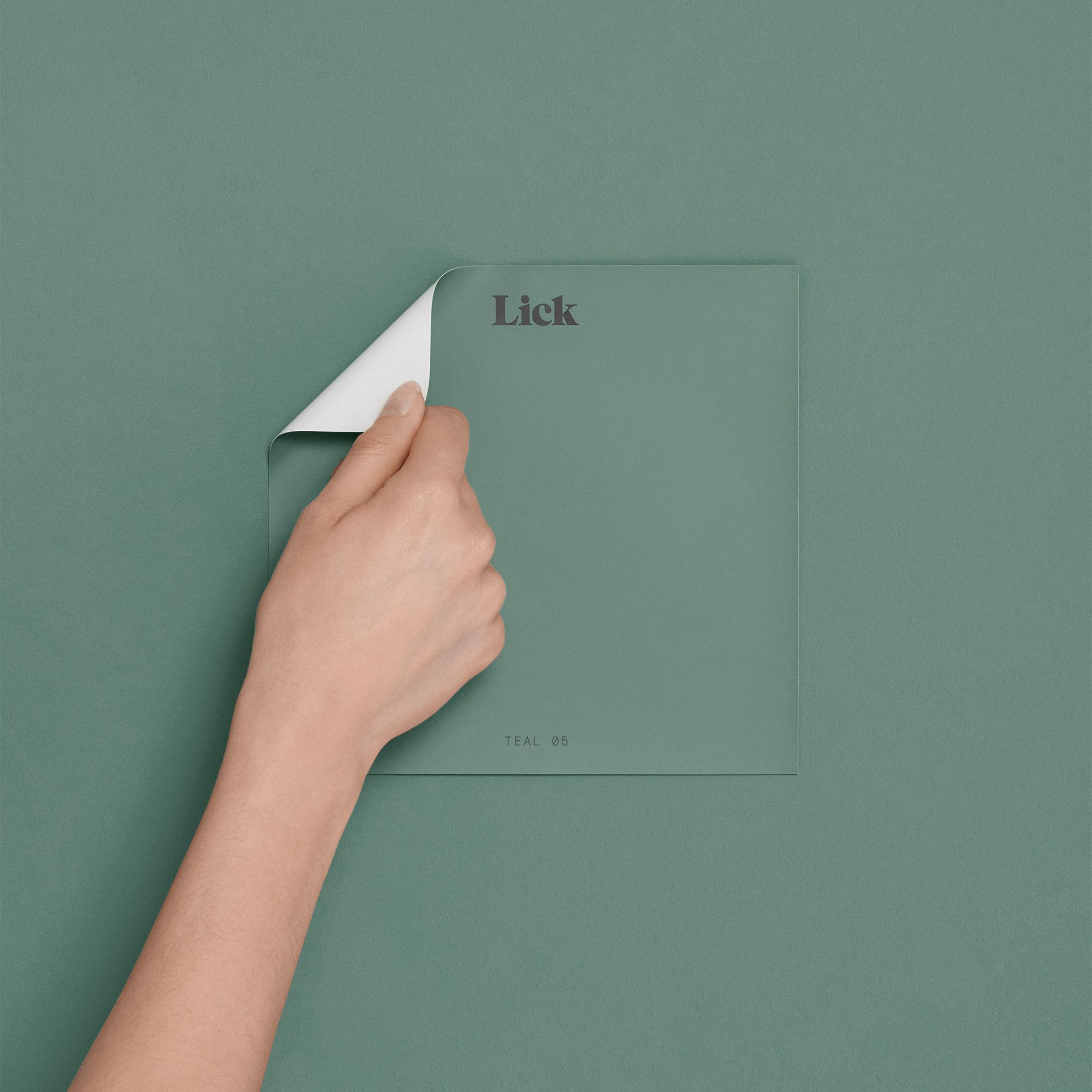 Lick Teal 05 Peel & stick Tester