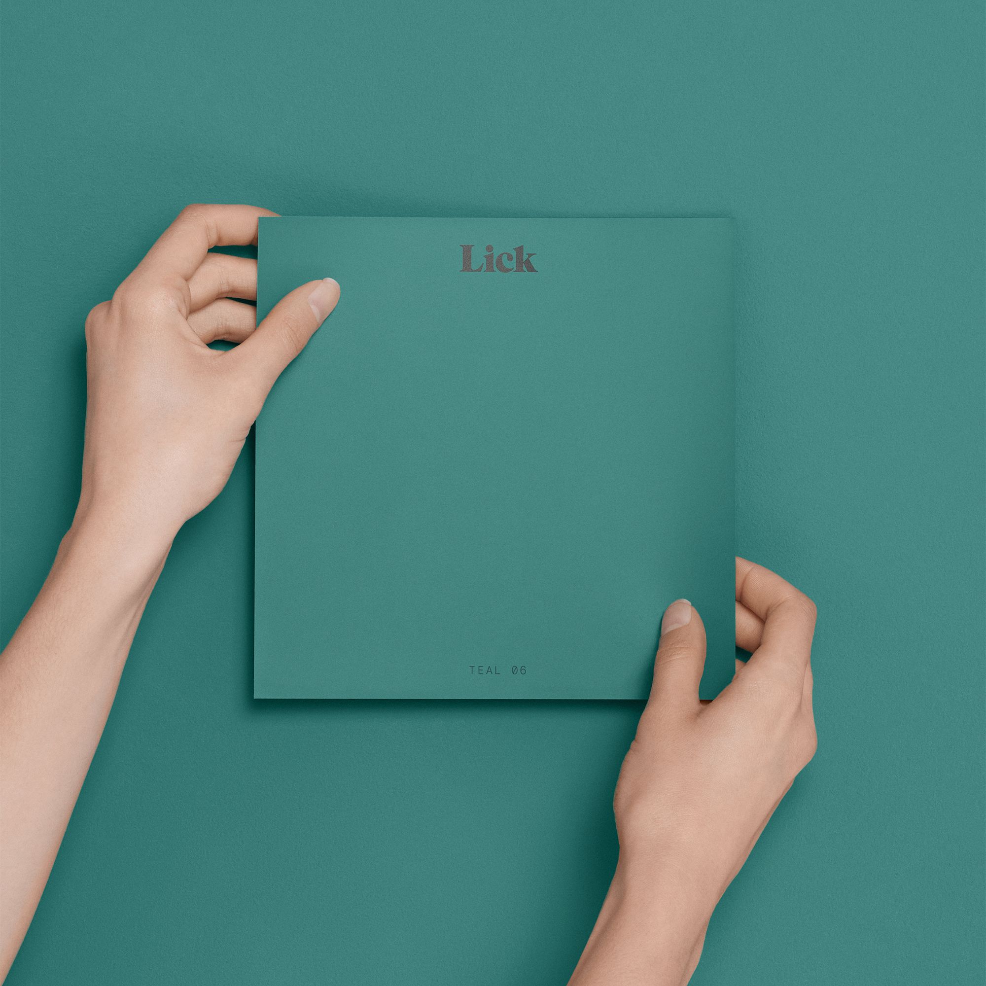Lick Teal 06 Peel & stick Tester