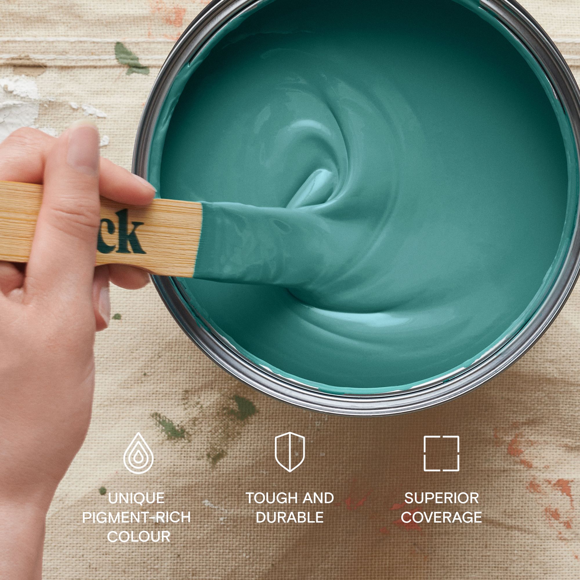 Lick Teal 06 Peel & stick Tester