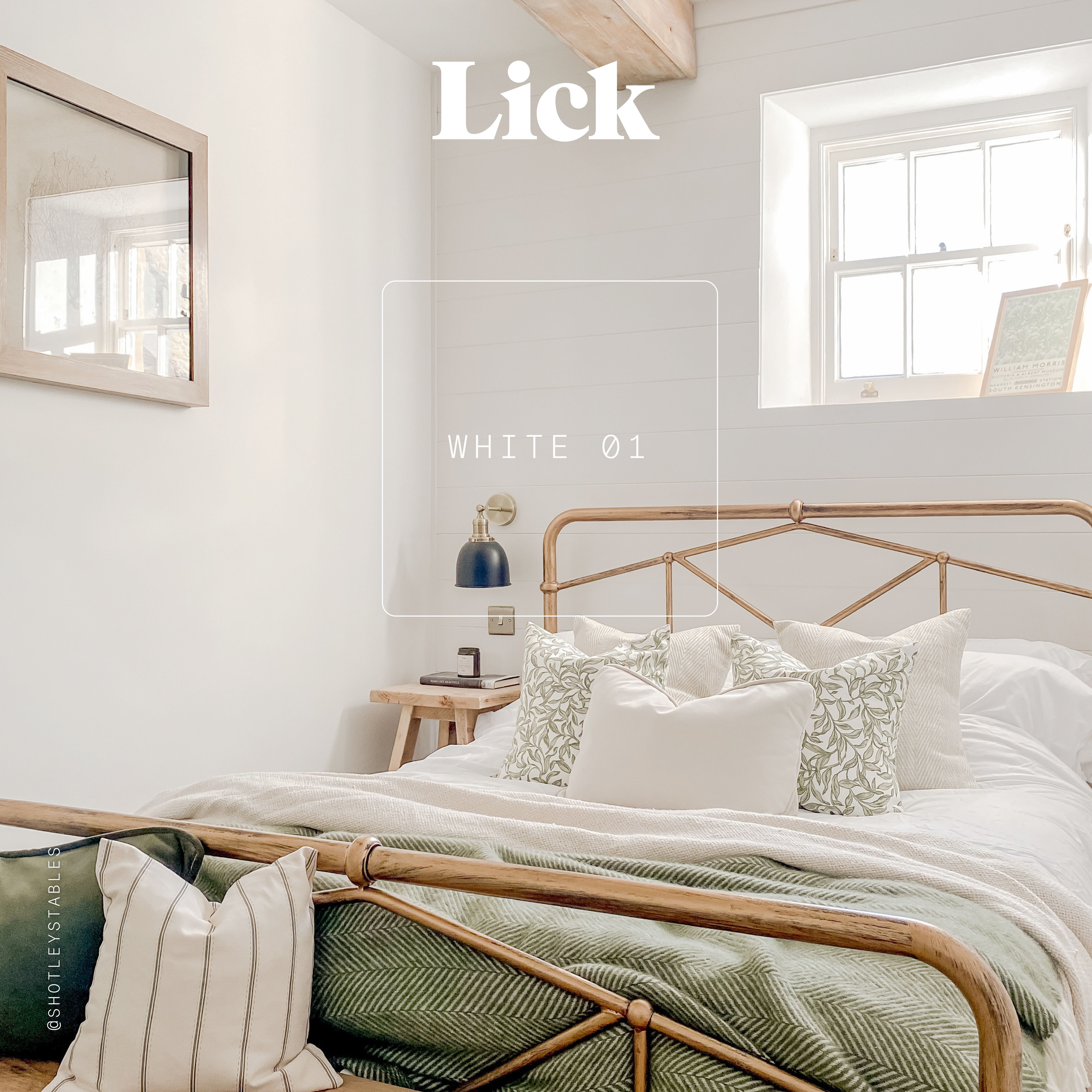 Lick White 01 Matt Emulsion paint, 2.5L