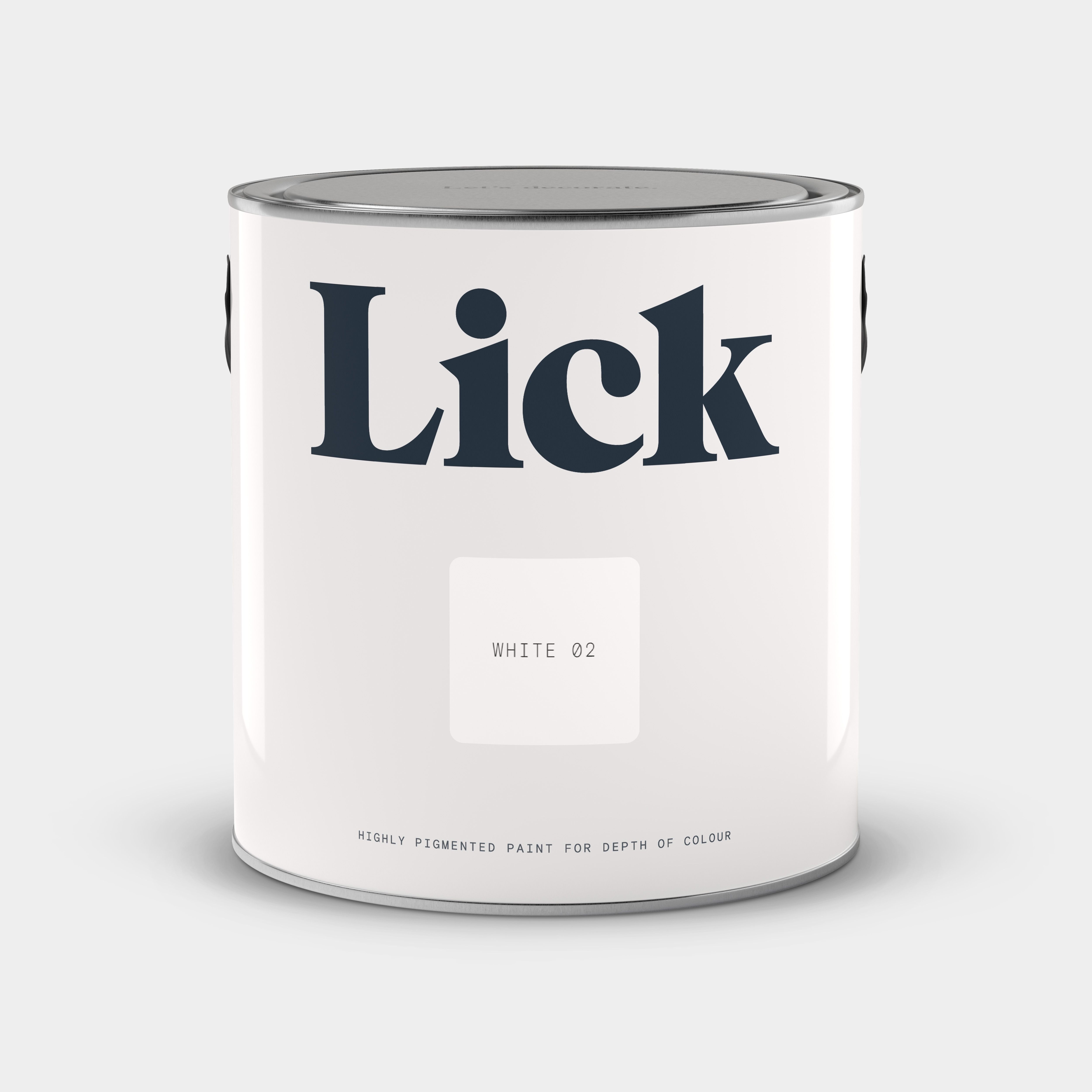 Lick White 02 Matt Emulsion paint, 2.5L
