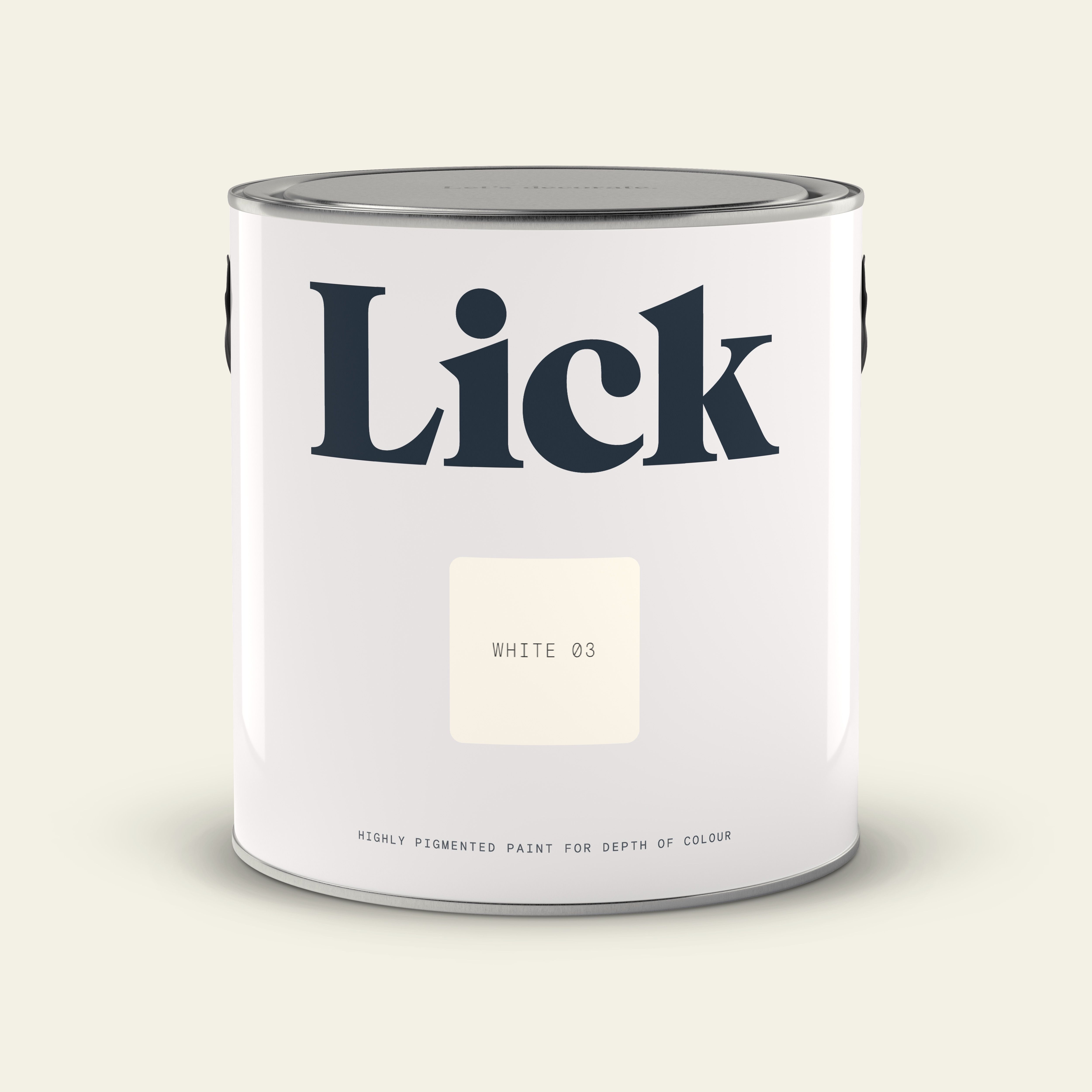 Lick White 03 Matt Emulsion paint, 2.5L