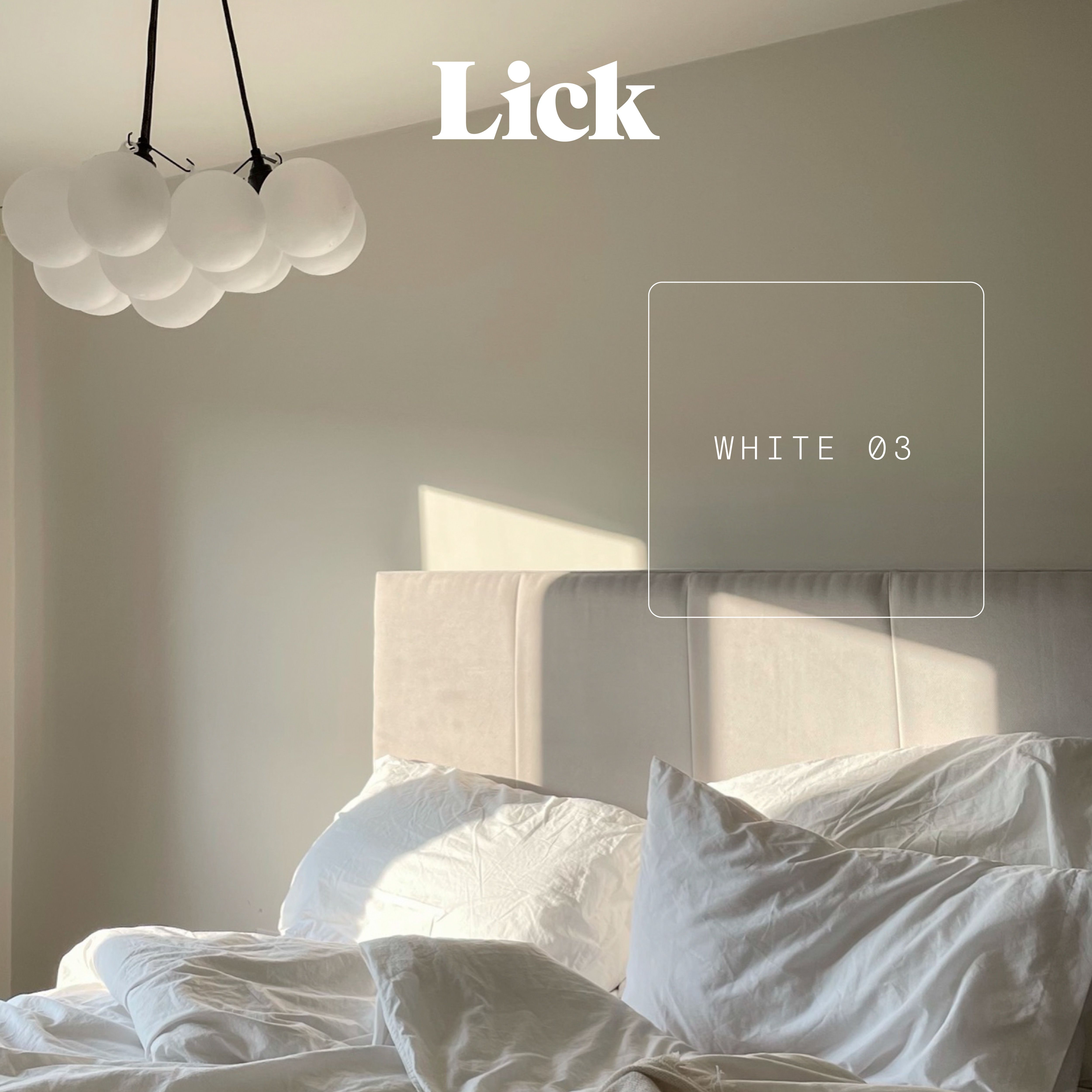 Lick White 03 Peel & stick Tester