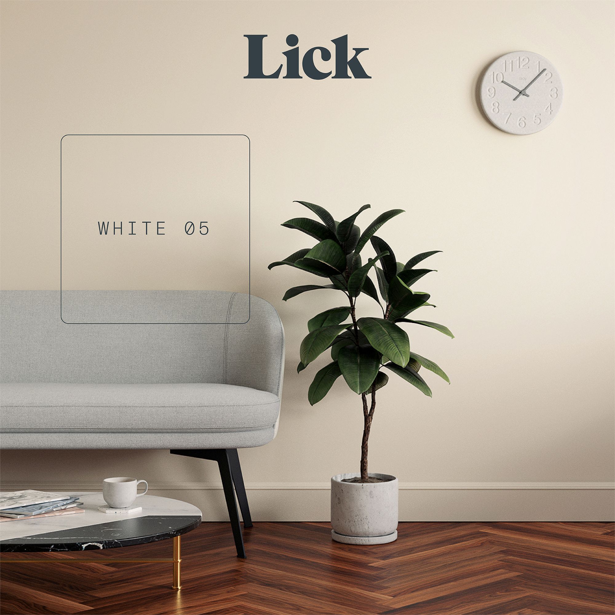 Lick White 05 Peel & stick Tester