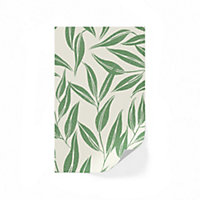 Lick White & Green Botanical 03 Textured Wallpaper Sample