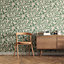 Lick White & Green Botanical 03 Textured Wallpaper Sample