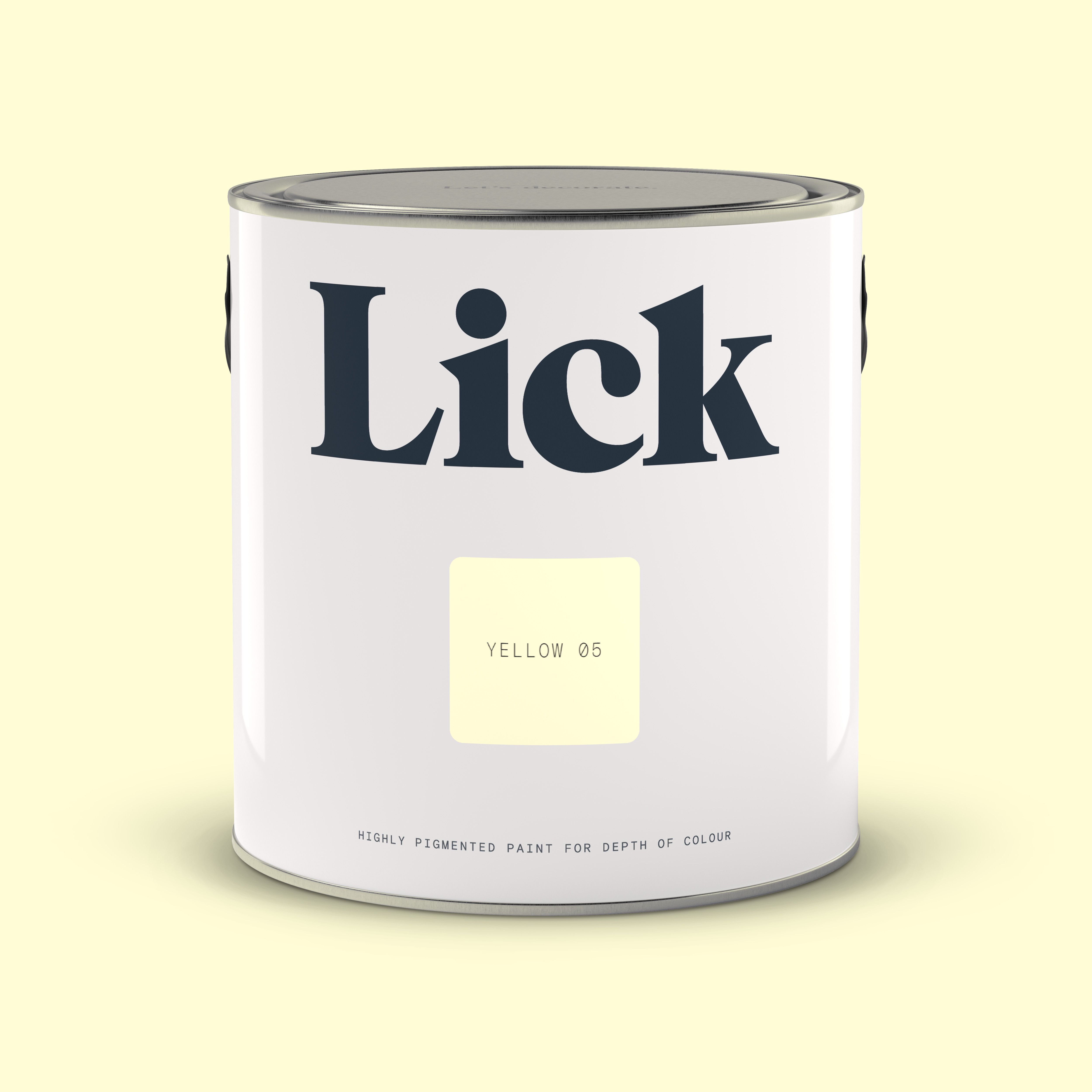 Lick Yellow 05 Matt Emulsion paint, 2.5L