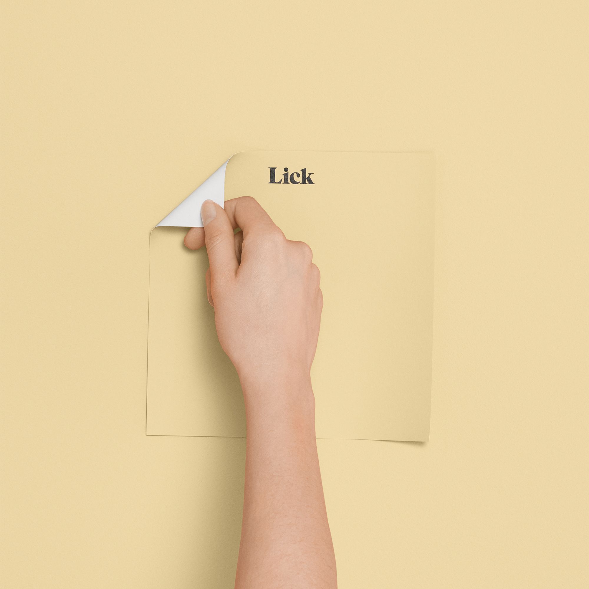 Lick Yellow 07 Peel & stick Tester