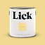 Lick Yellow 08 Eggshell Emulsion paint, 2.5L