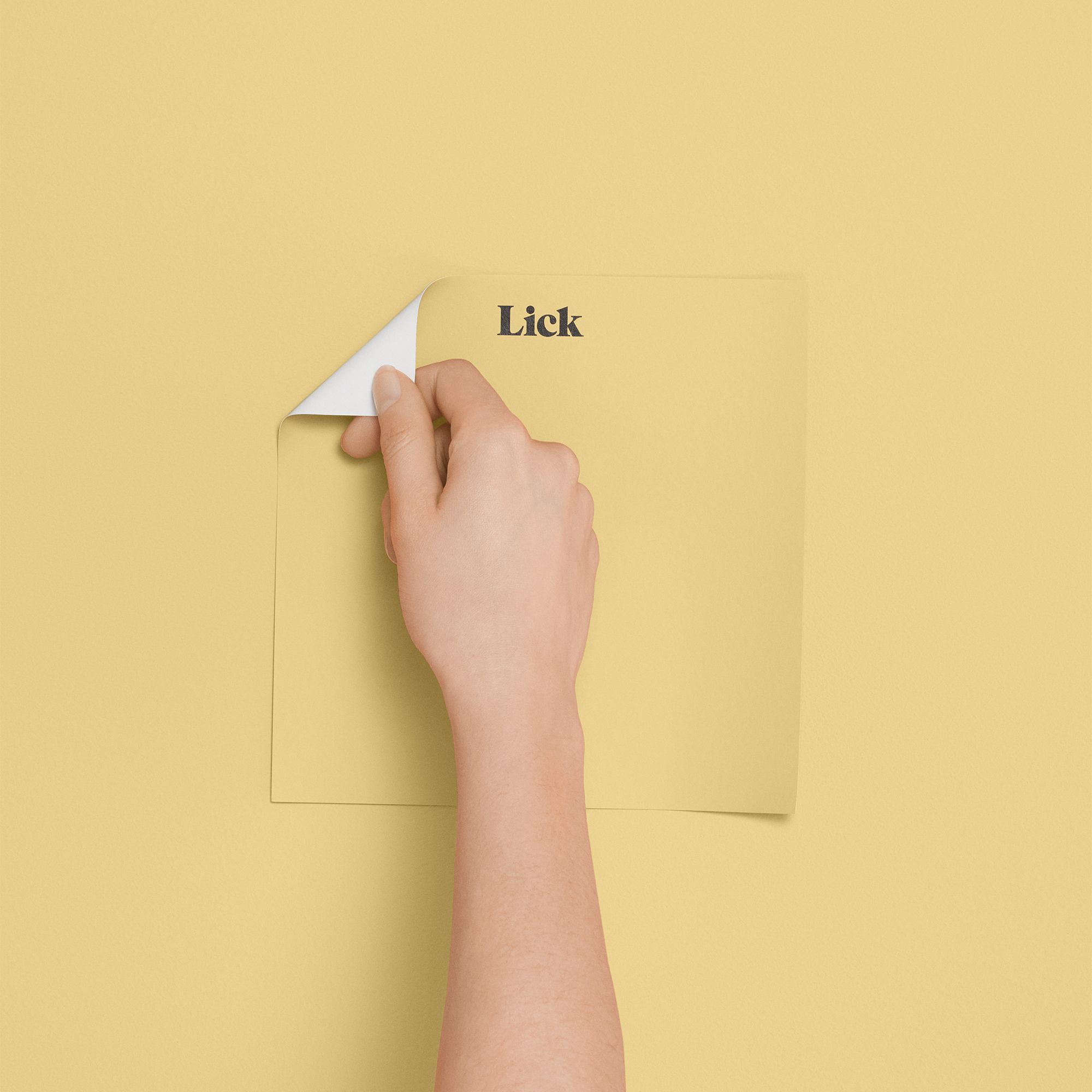 Lick Yellow 08 Peel & stick Tester