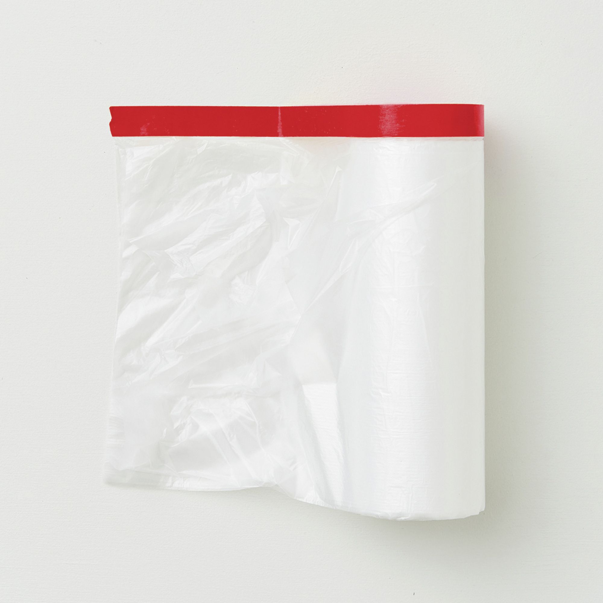 LickTools Large 100% Recycled Self-adhesive Plastic Tape & drape masking film, (L)20m x (W)2.1m