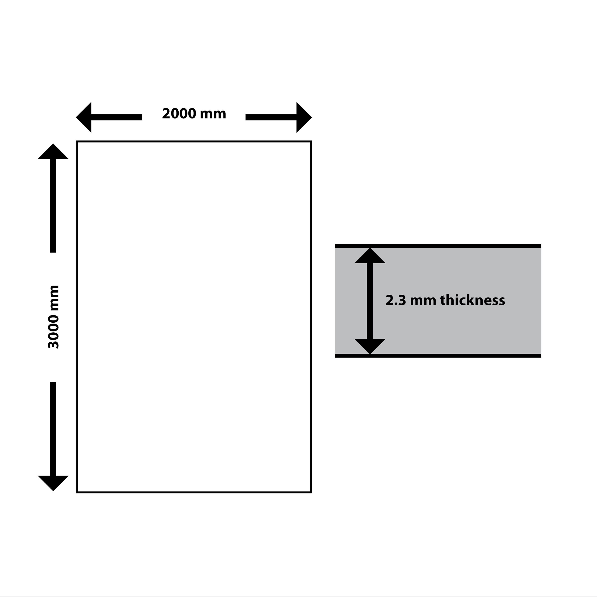 Light Oak plank effect Sheet vinyl, 6m²