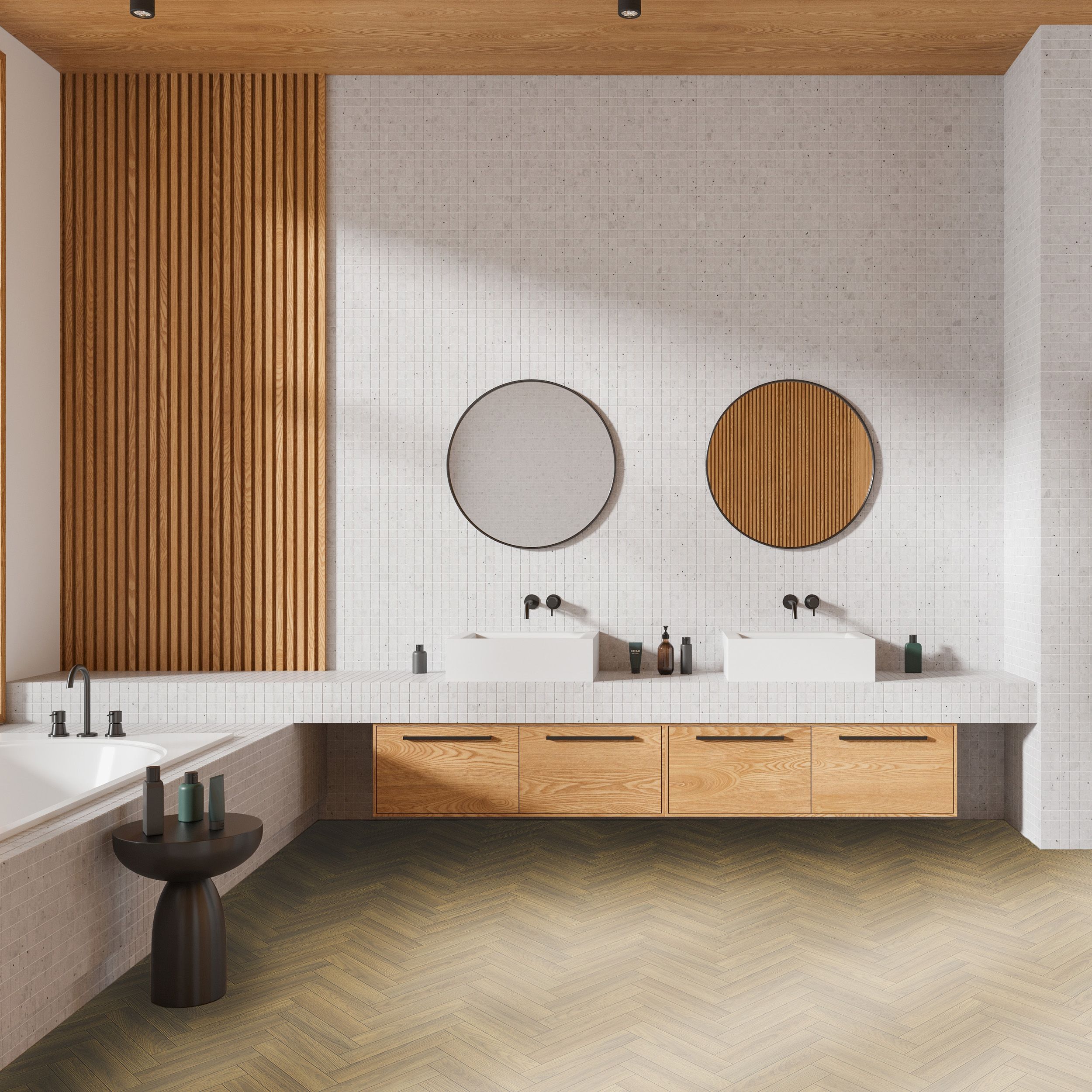 Light Oak plank effect Sheet vinyl, 6m²