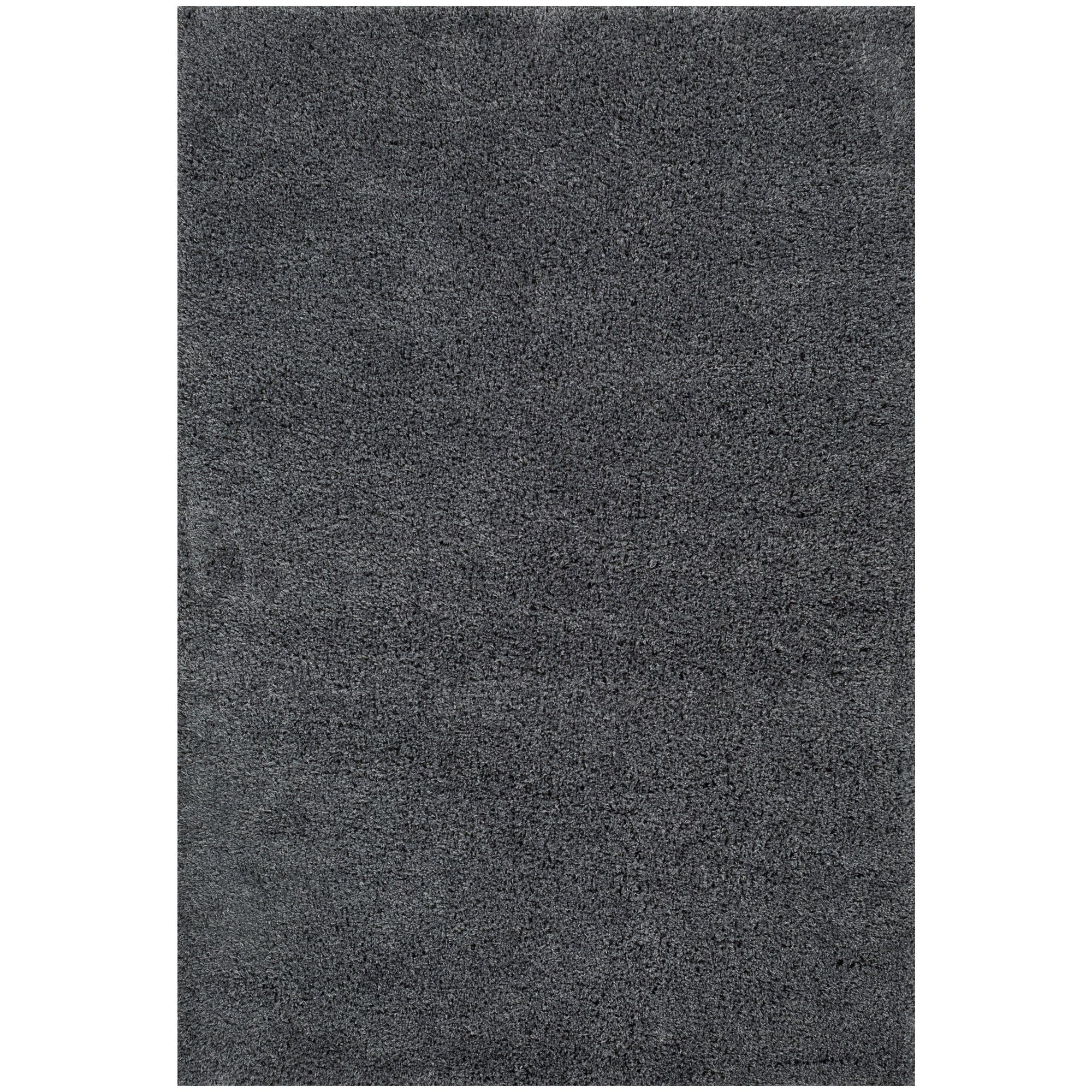 Lilia Shaggy Dark grey Rug 160cmx120cm