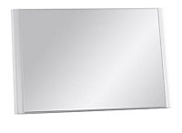 Lima White Rectangular Framed mirror (W)67cm