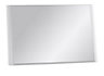 Lima White Rectangular Framed mirror (W)67cm