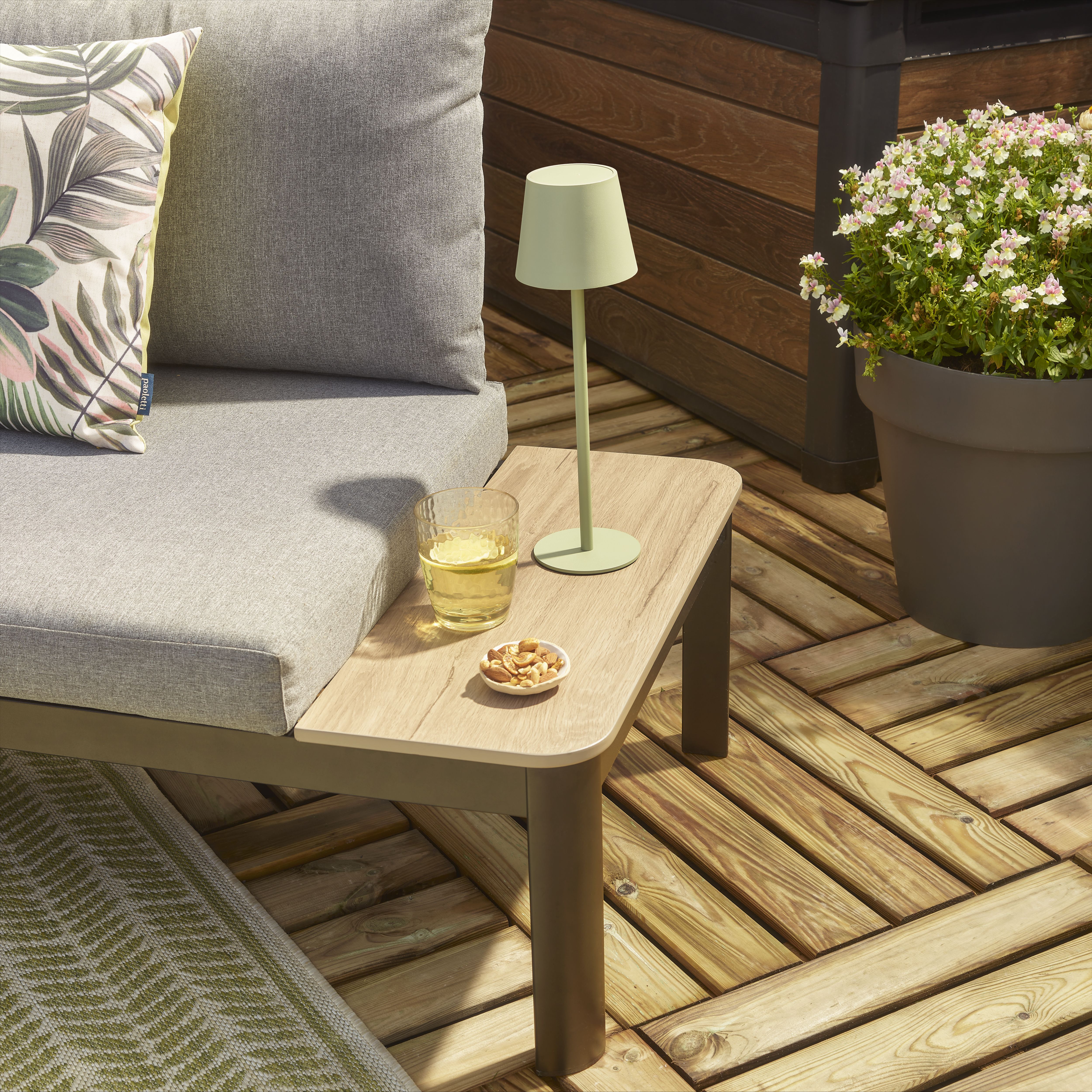 Limari Natural Concrete Deck tile (L)50cm (W)50cm (T)30mm